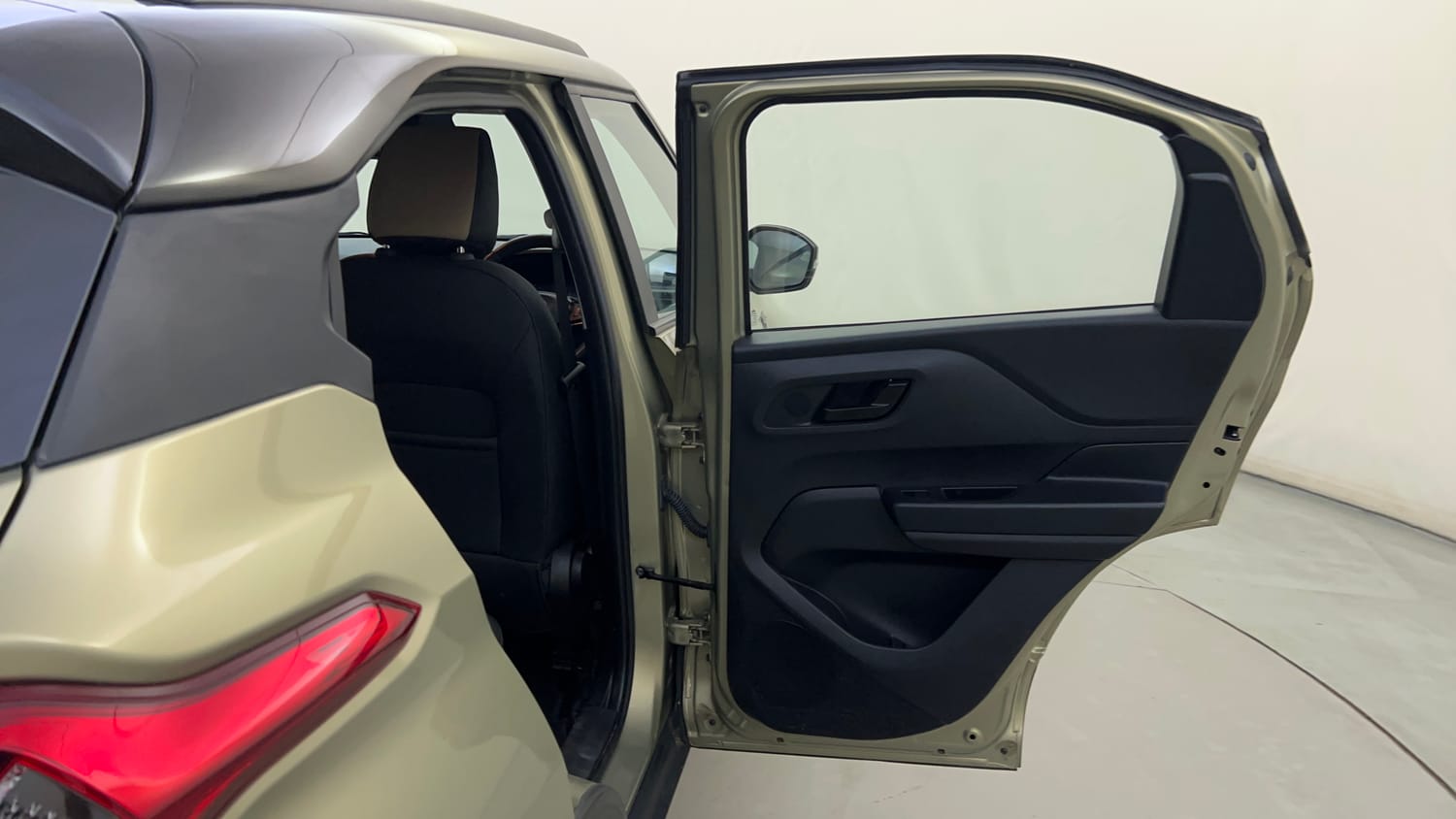 Used 2022 Tata Punch Kaziranga Creative AMT Petrol Automatic interior RIGHT REAR DOOR OPEN VIEW