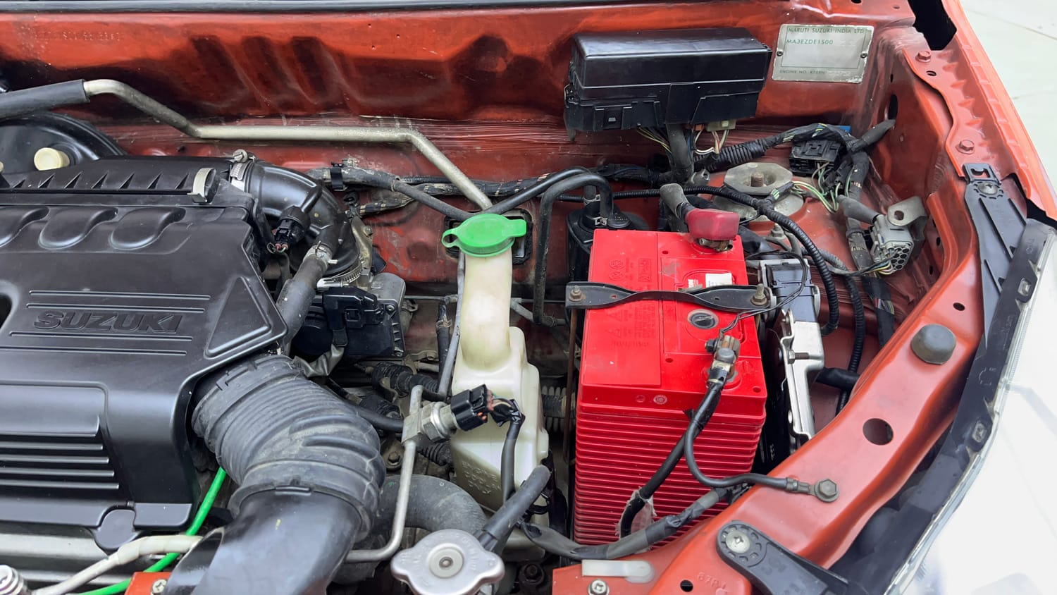 Used 2015 Maruti Suzuki Alto K10 VXi Petrol Manual engine ENGINE LEFT SIDE VIEW