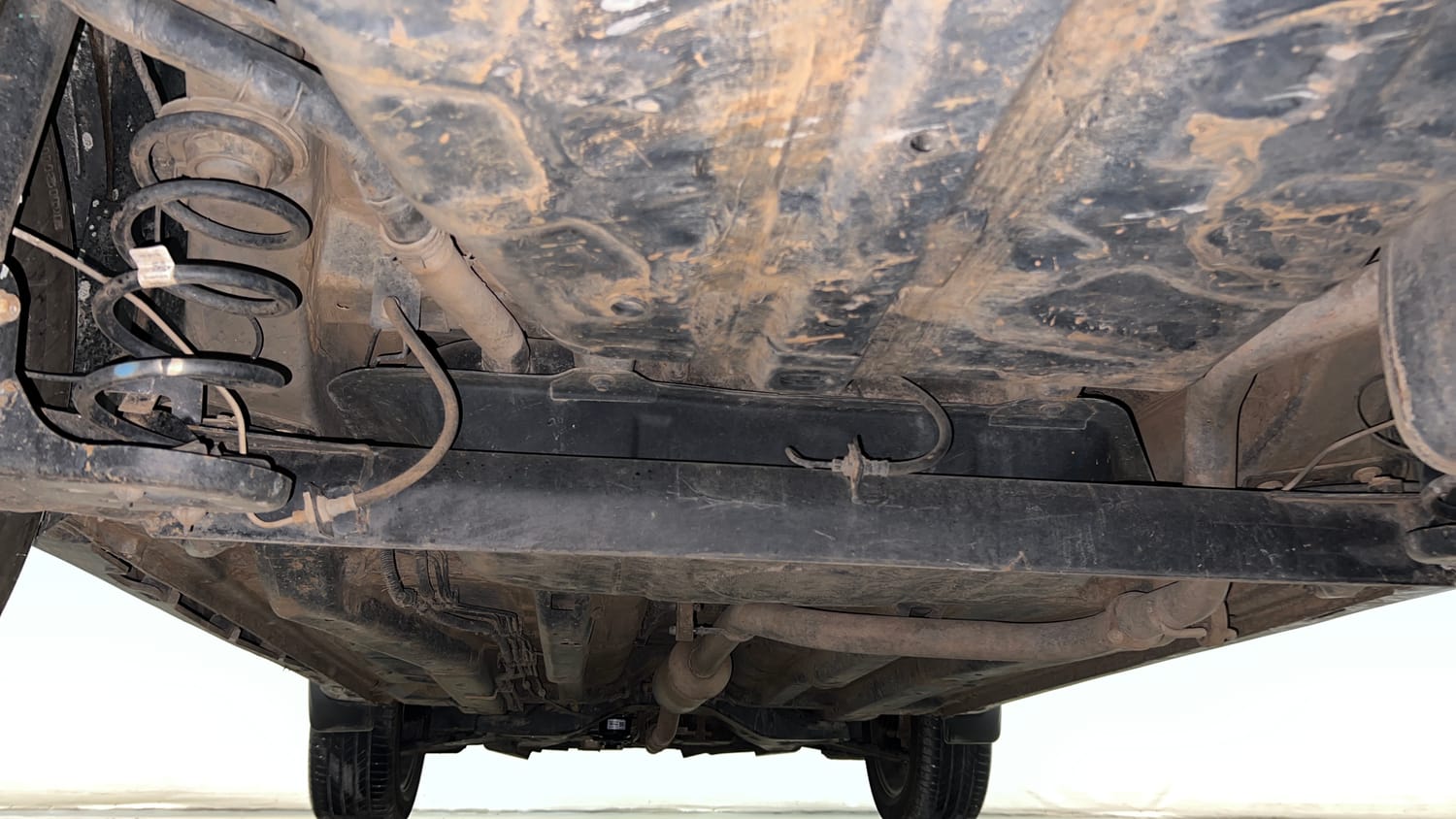 Used 2023 Tata Nexon XZ Plus Petrol Manual extra REAR UNDERBODY VIEW (TAKEN FROM REAR)