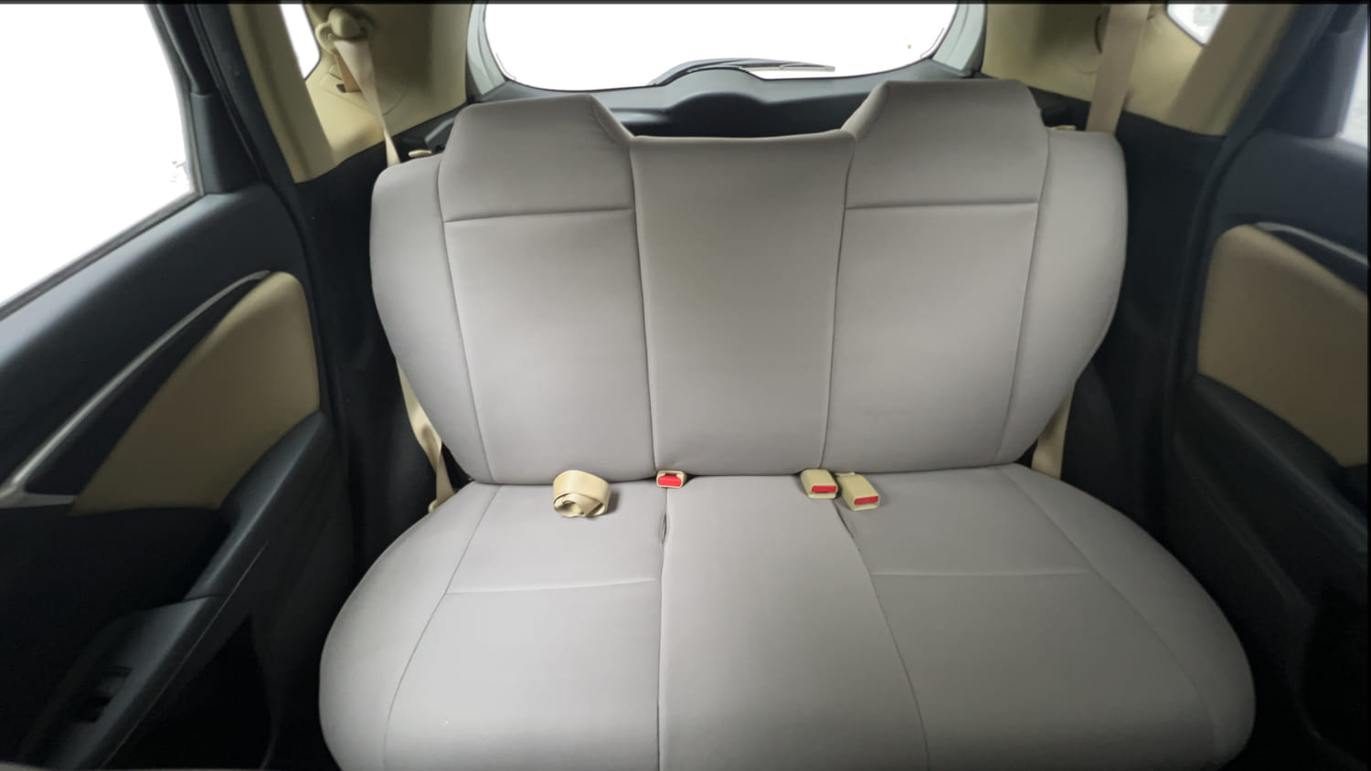 Used 2015 Honda Jazz V AT Petrol Petrol Automatic interior REAR SEAT CONDITION VIEW