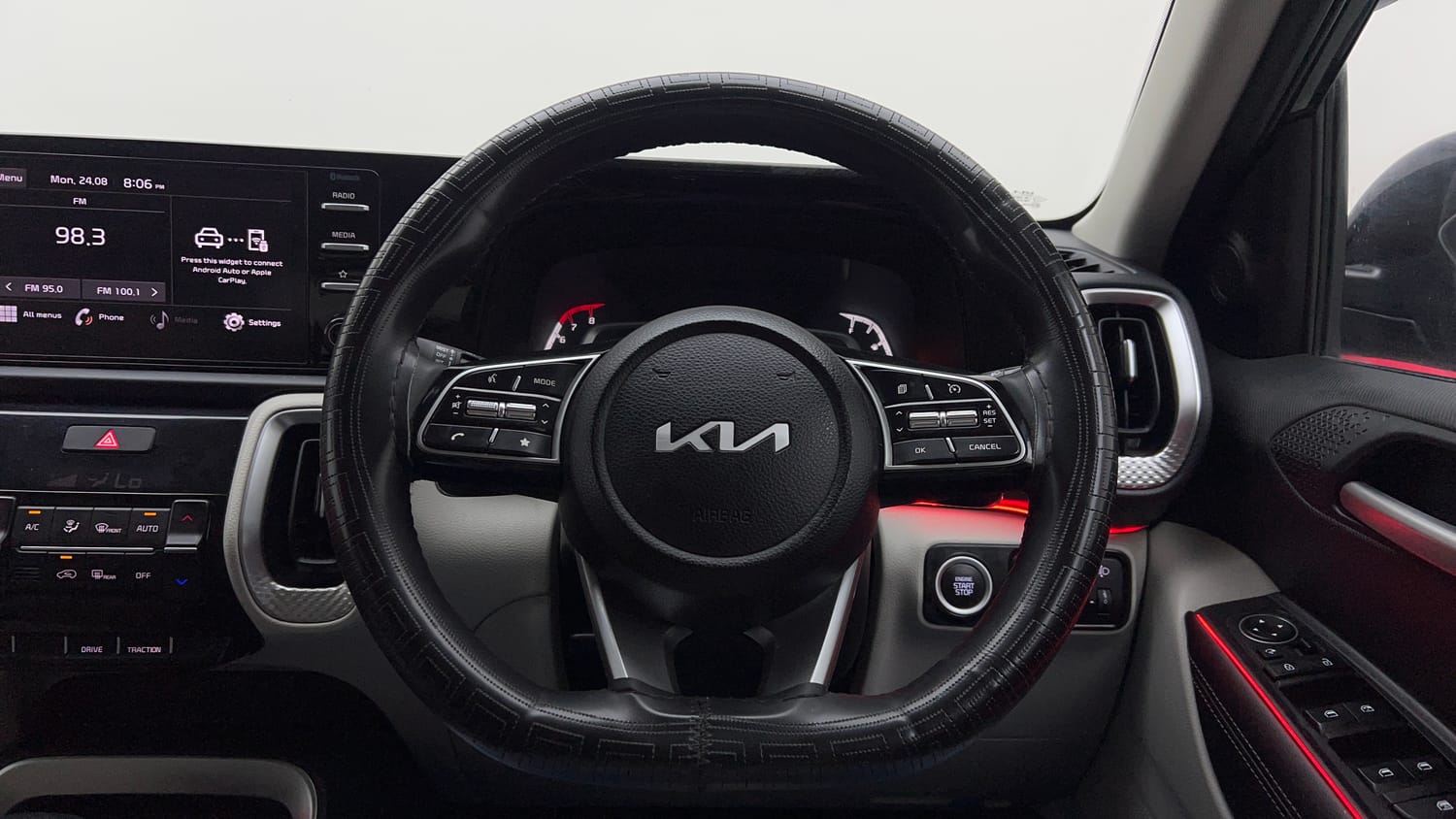 Used 2023 Kia Sonet Aurochs Edition 1.0 Petrol 7DCT Petrol Automatic interior STEERING VIEW