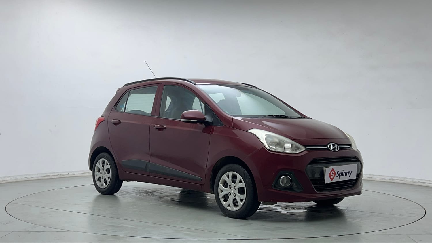 Used 2015 Hyundai Grand i10 Sportz 1.2 Kappa VTVT Petrol Manual exterior RIGHT FRONT CORNER VIEW