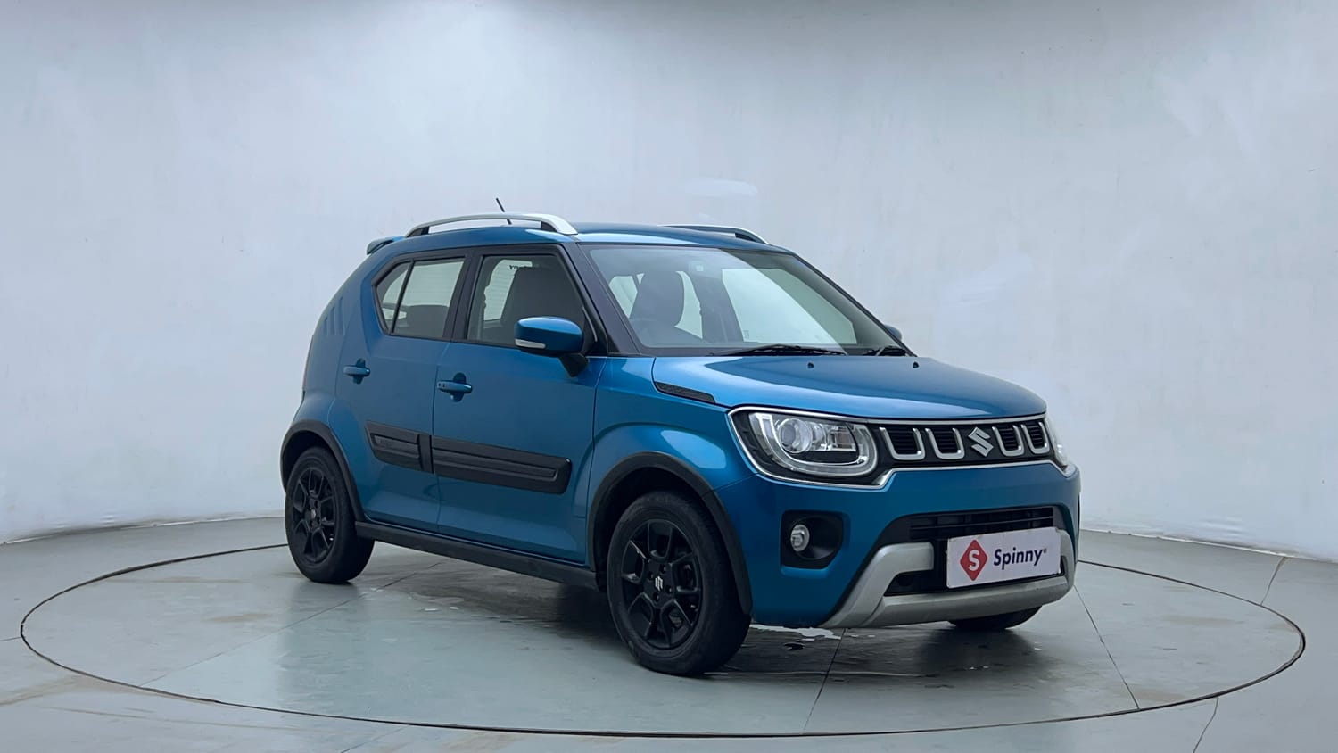 Used 2022 Maruti Suzuki Ignis Alpha 1.2 AMT Petrol Automatic exterior RIGHT FRONT CORNER VIEW