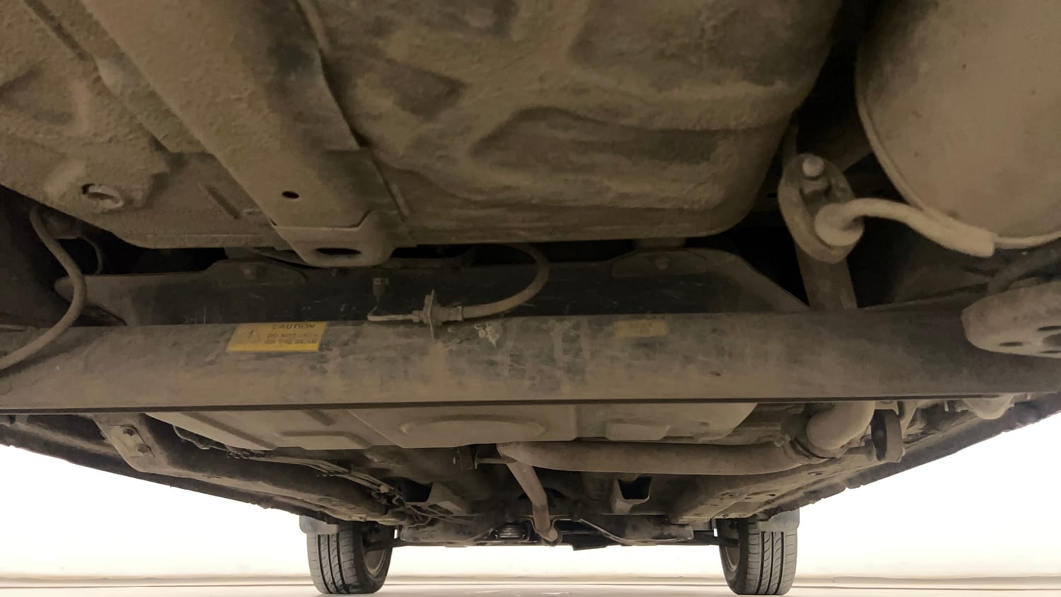 Used 2015 Tata Zest XT Petrol Petrol Manual extra REAR UNDERBODY VIEW (TAKEN FROM REAR)