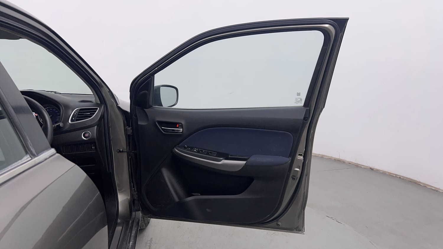 Used 2021 Maruti Suzuki Baleno Zeta Petrol Manual interior RIGHT FRONT DOOR OPEN VIEW