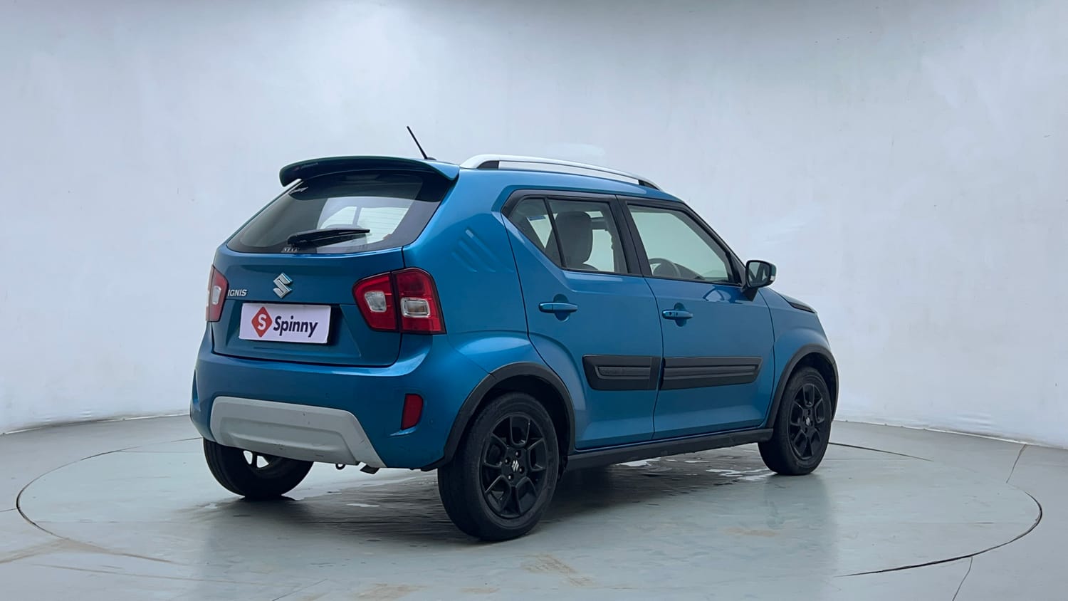 Used 2022 Maruti Suzuki Ignis Alpha 1.2 AMT Petrol Automatic exterior RIGHT REAR CORNER VIEW