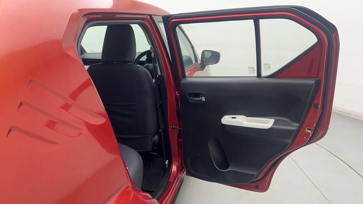 Used 2017 Maruti Suzuki Ignis Zeta 1.2 AMT Petrol Automatic interior RIGHT REAR DOOR OPEN VIEW