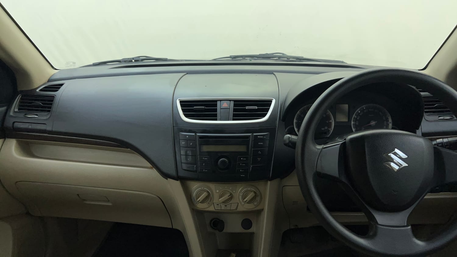 Used 2012 Maruti Suzuki Swift Dzire VXI Petrol Manual interior MUSIC SYSTEM & AC CONTROL VIEW