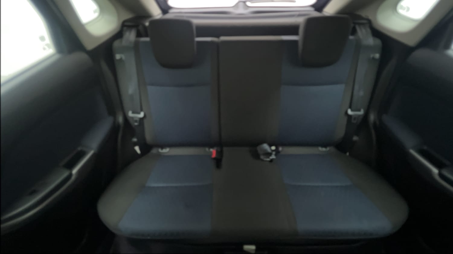 Used 2019 Toyota Glanza V CVT Petrol Automatic interior REAR SEAT CONDITION VIEW
