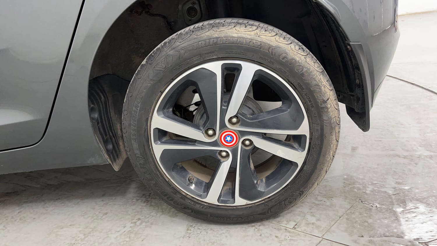 Used 2023 Tata Altroz XZ Diesel Diesel Manual tyres LEFT REAR TYRE RIM VIEW