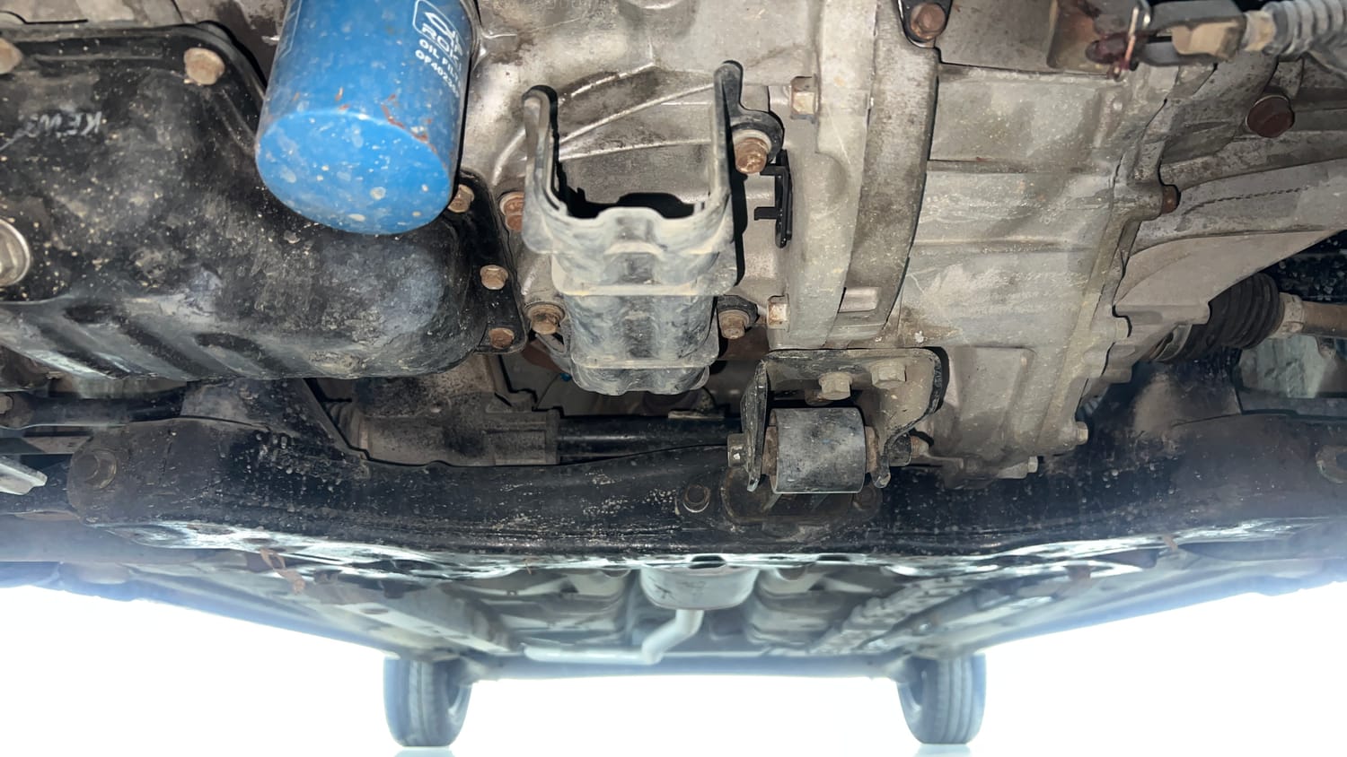Used 2016 Hyundai Grand i10 Sportz 1.2 Kappa VTVT Petrol Manual extra FRONT LEFT UNDERBODY VIEW