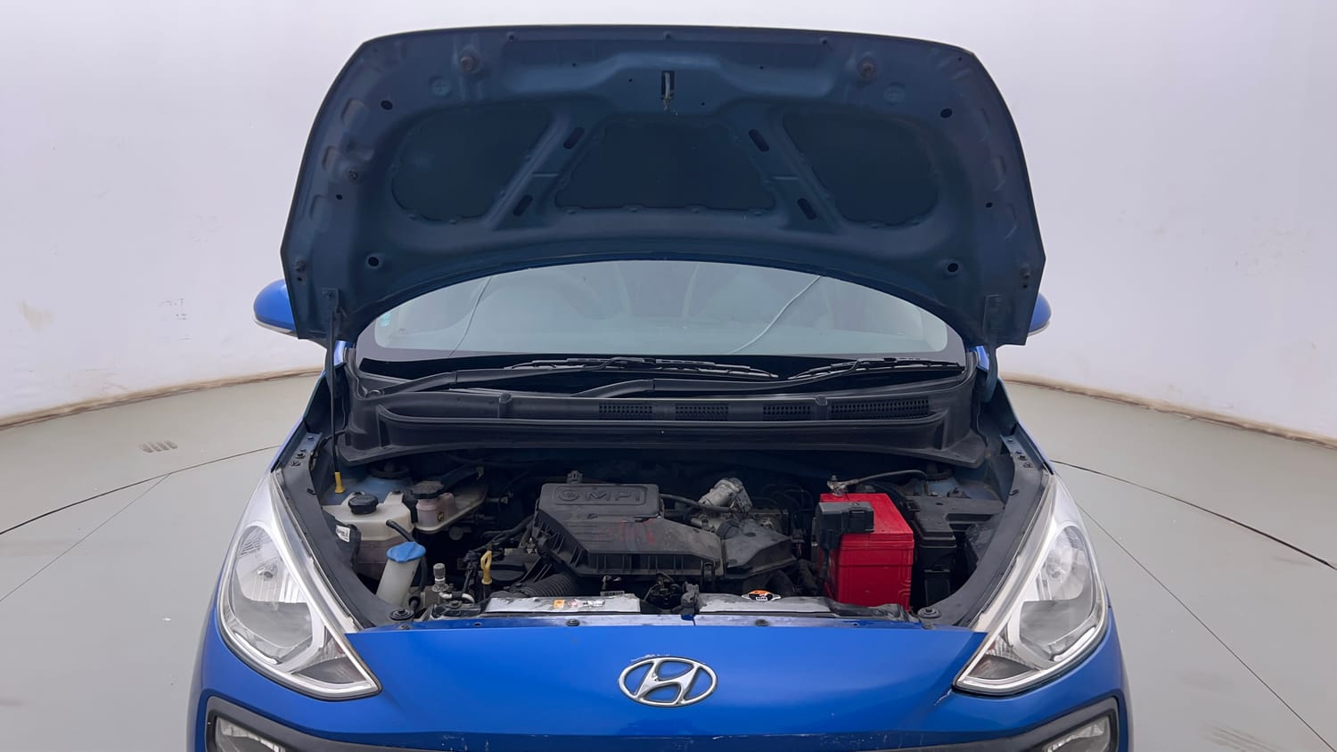 Used 2019 Hyundai Santro Sportz Petrol Manual engine ENGINE & BONNET OPEN FRONT VIEW