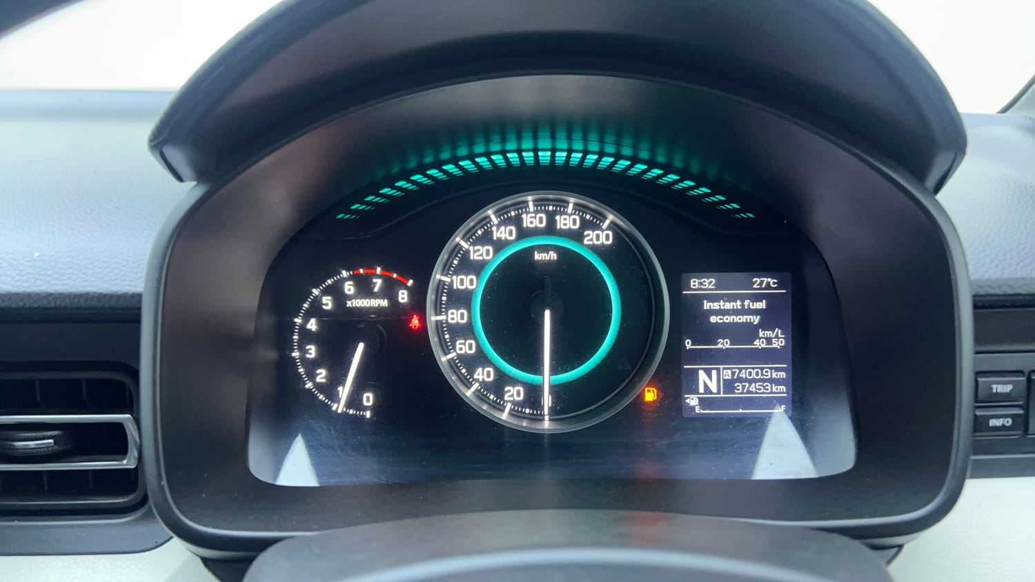 Used 2022 Maruti Suzuki Ignis Alpha 1.2 AMT Petrol Automatic interior CLUSTERMETER VIEW
