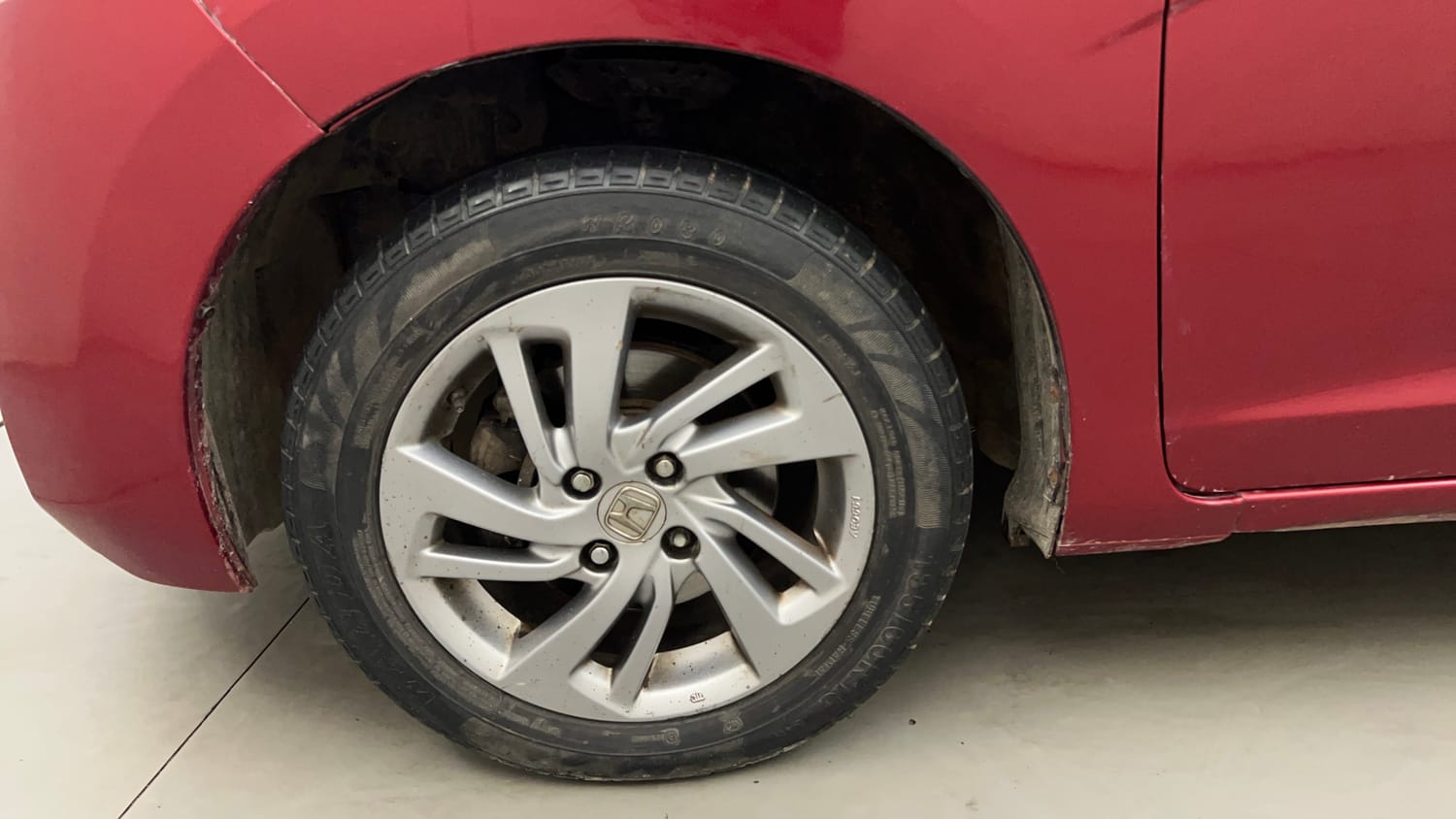 Used 2018 Honda Jazz V Petrol Petrol Manual tyres LEFT FRONT TYRE RIM VIEW