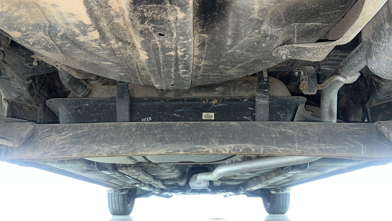 Used 2016 Hyundai Grand i10 Sportz 1.2 Kappa VTVT Petrol Manual extra REAR UNDERBODY VIEW (TAKEN FROM REAR)