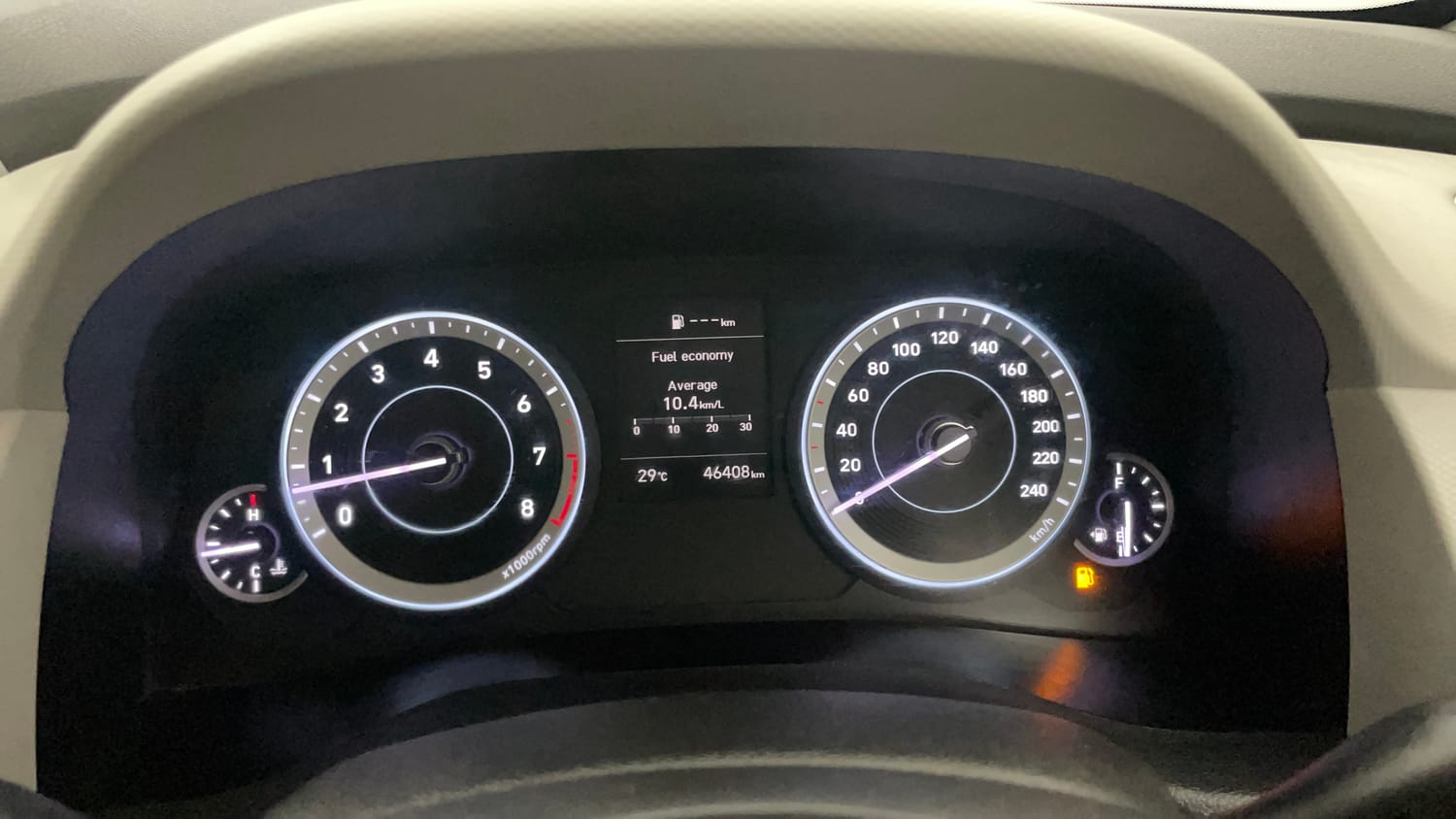 Used 2023 Hyundai Creta SX 1.5 Petrol Petrol Manual interior CLUSTERMETER VIEW