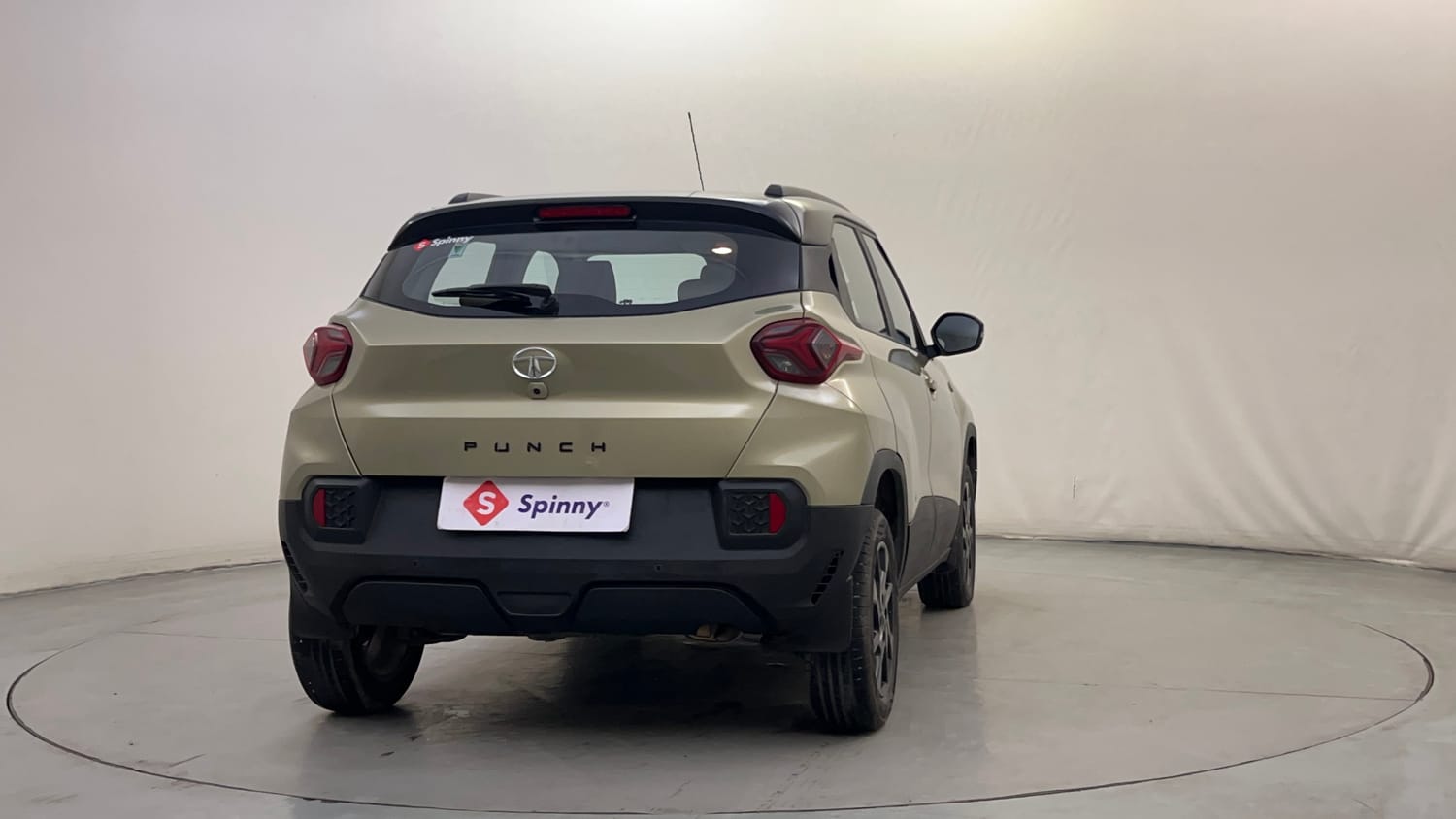 Used 2022 Tata Punch Kaziranga Creative AMT Petrol Automatic exterior RIGHT REAR CORNER VIEW