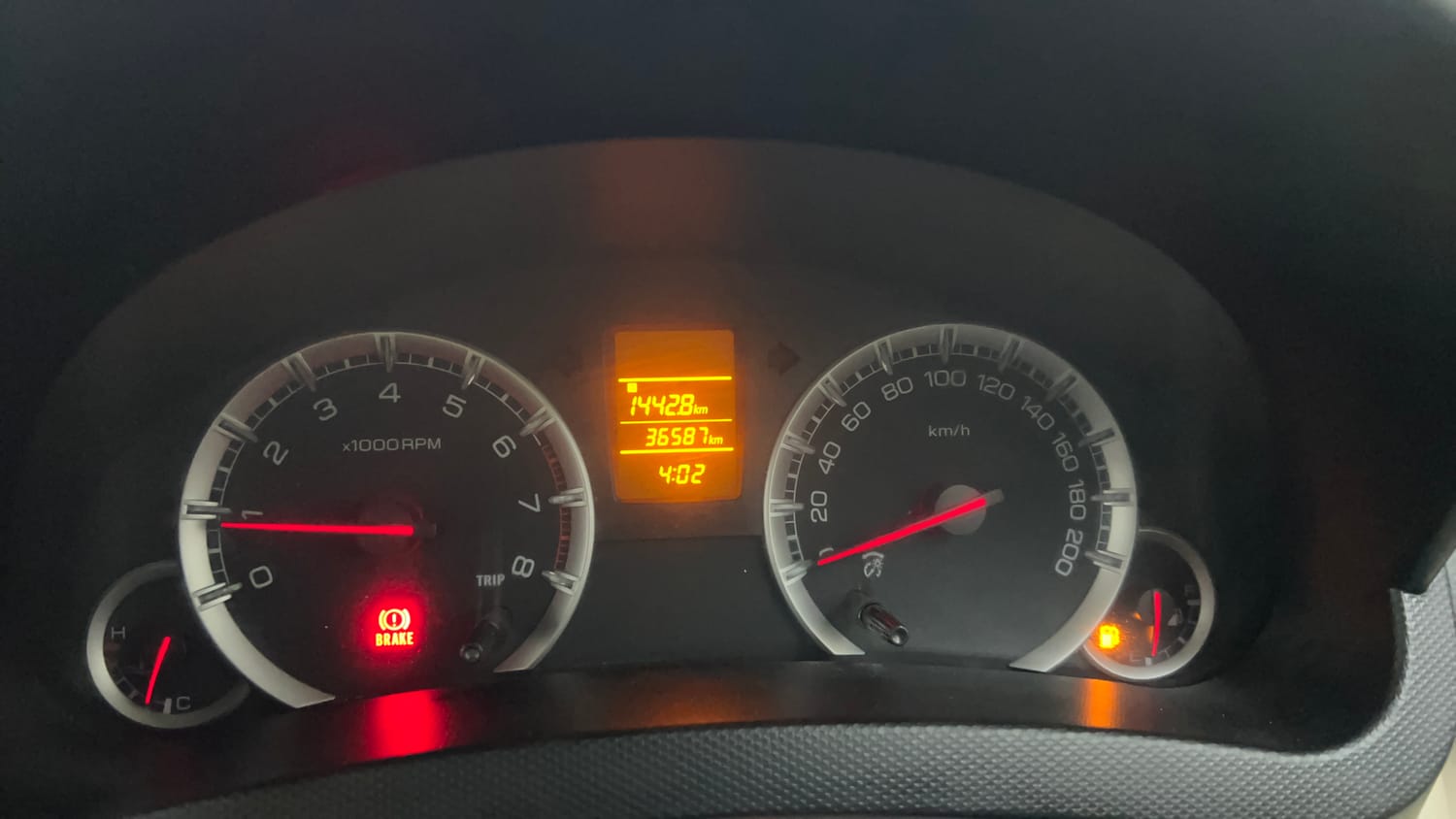 Used 2013 Maruti Suzuki Swift Dzire VXI Petrol Manual interior CLUSTERMETER VIEW