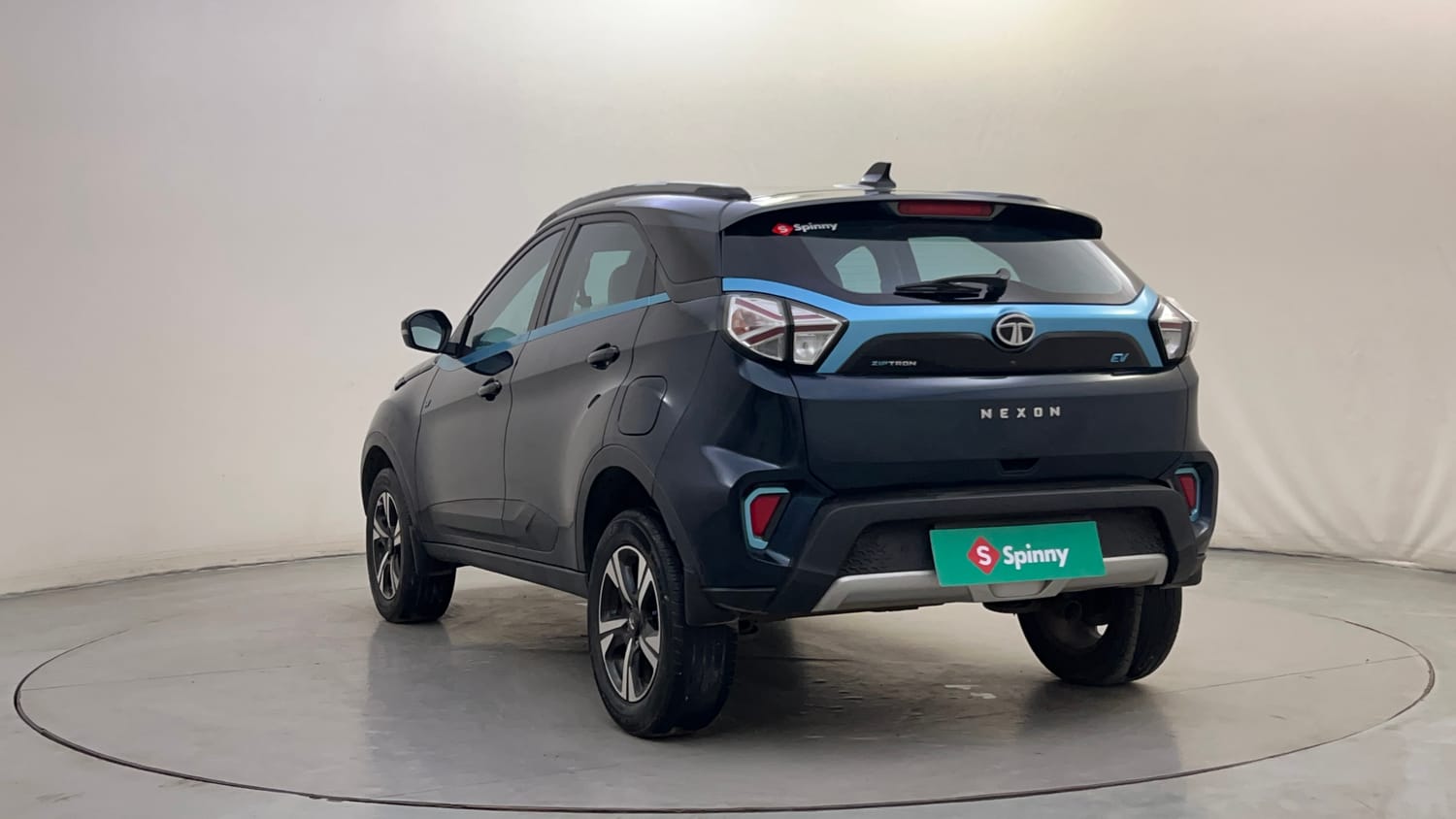 Used 2023 Tata Nexon EV XZ Plus LUX Electric Automatic exterior LEFT REAR CORNER VIEW