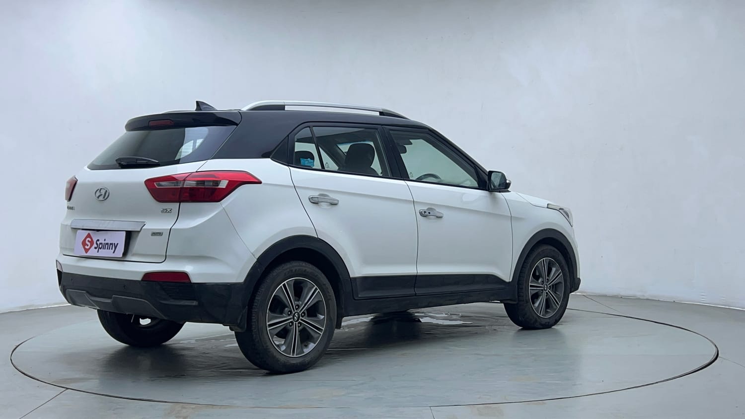 Used 2016 Hyundai Creta 1.6 SX Plus AT Petrol Petrol Automatic exterior RIGHT REAR CORNER VIEW