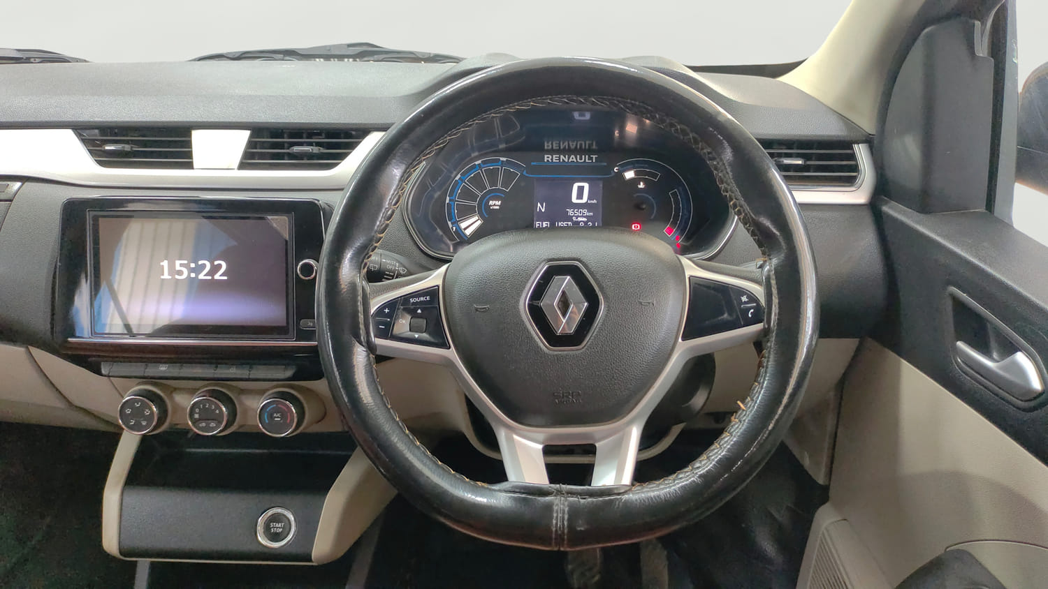 Used 2022 Renault Triber RXZ EASY-R AMT Petrol Automatic interior STEERING VIEW