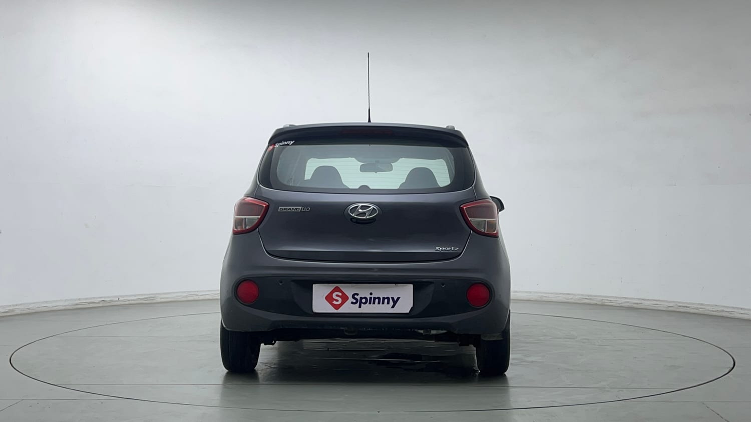 Used 2018 Hyundai Grand i10 Sportz AT 1.2 Kappa VTVT Petrol Automatic exterior BACK VIEW
