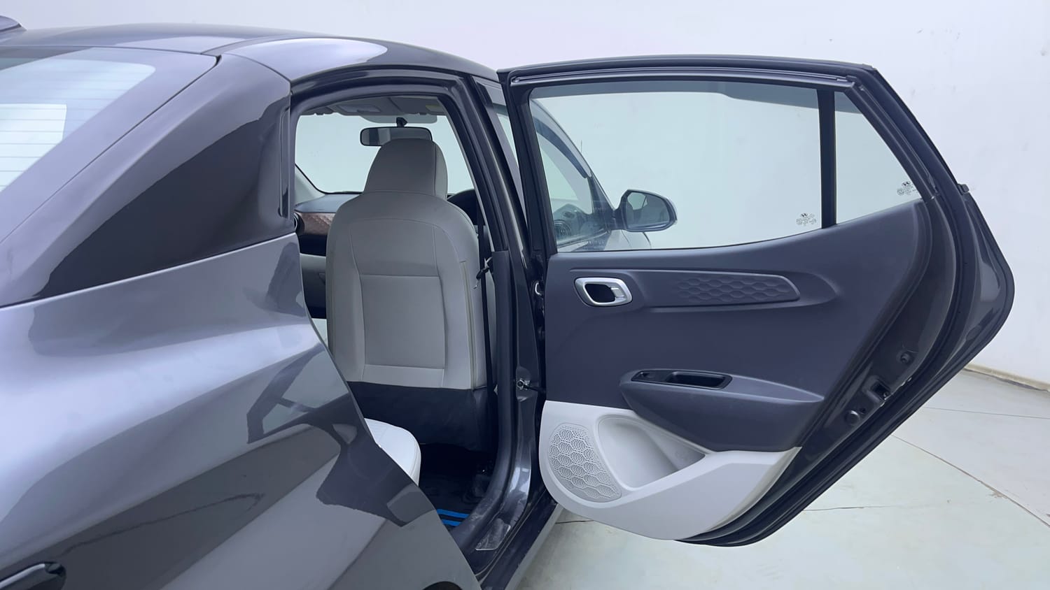 Used 2026 Hyundai Aura SX Plus 1.2 AMT Petrol Petrol Automatic interior RIGHT REAR DOOR OPEN VIEW