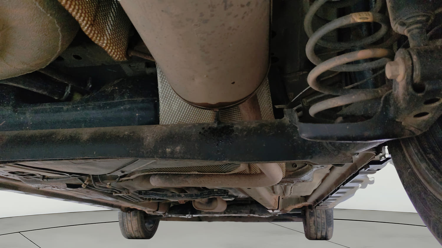 Used 2018 Ford Freestyle Titanium 1.2 Ti-VCT Petrol Manual extra REAR RIGHT UNDERBODY VIEW