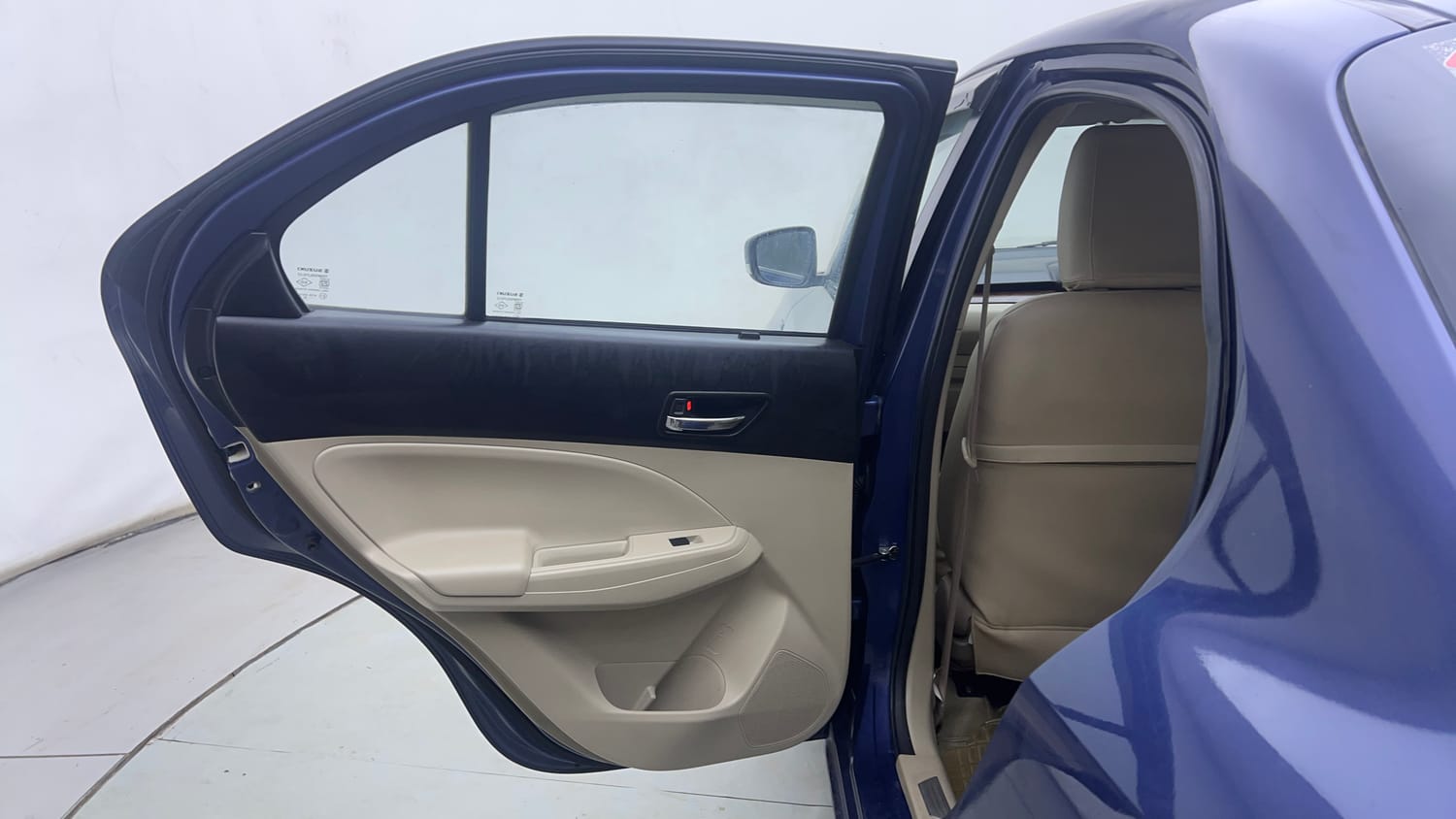 Used 2018 Maruti Suzuki Dzire ZXi AMT Petrol Automatic interior LEFT REAR DOOR OPEN VIEW