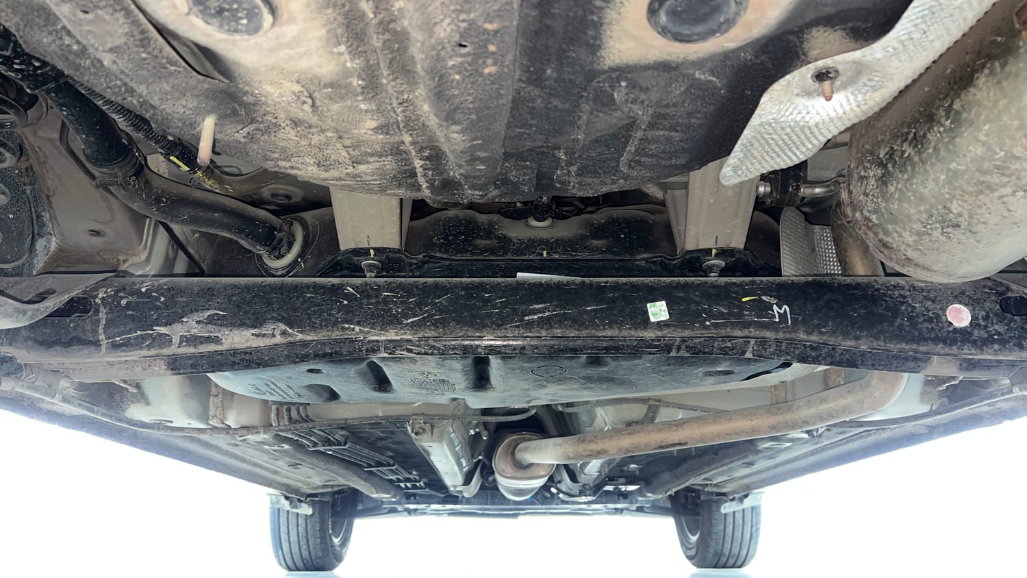Used 2024 Kia Sonet GTX Plus 1.0 Turbo Petrol DCT Dual Tone Petrol Automatic extra REAR UNDERBODY VIEW (TAKEN FROM REAR)