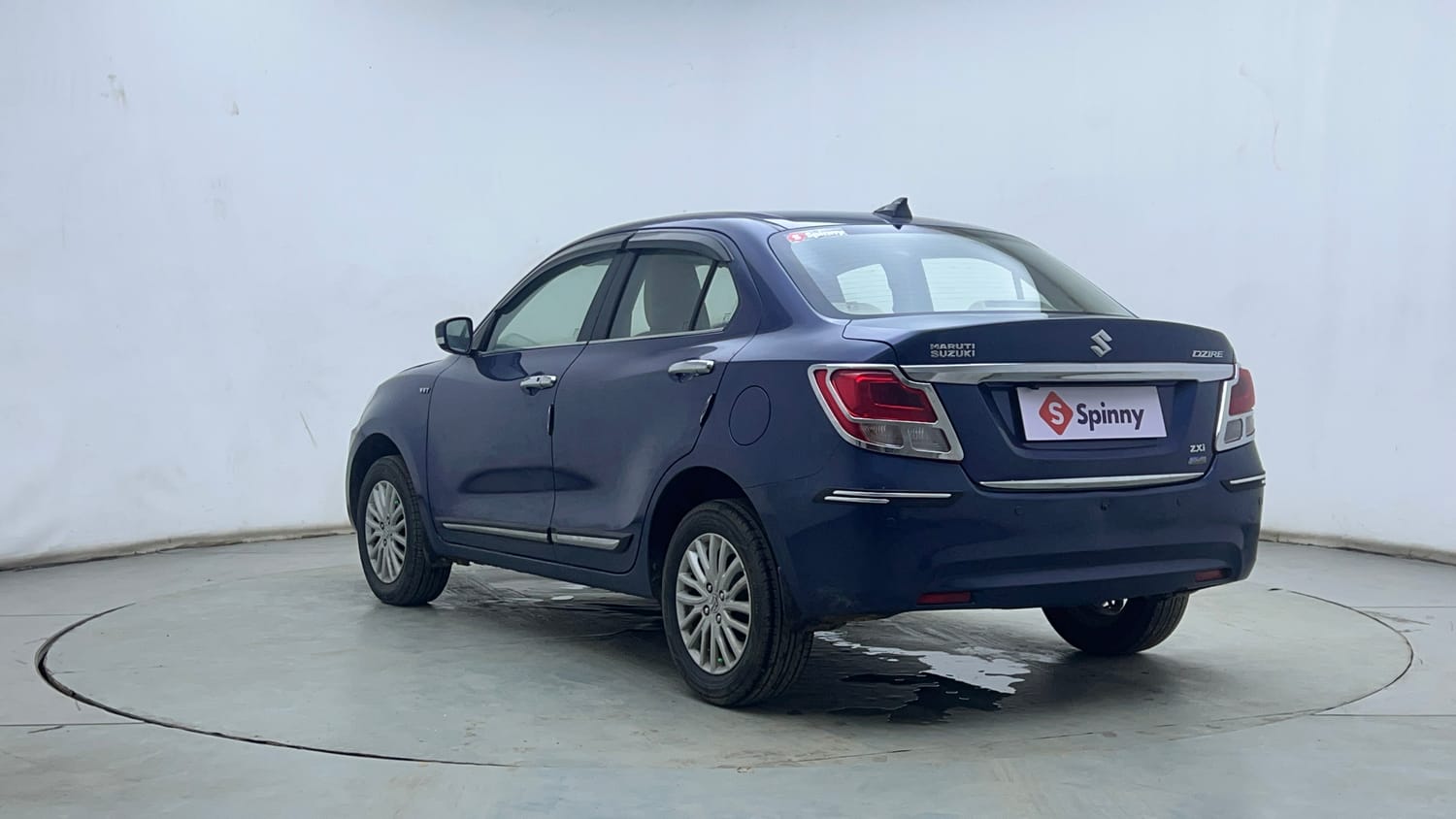 Used 2018 Maruti Suzuki Dzire ZXi AMT Petrol Automatic exterior LEFT REAR CORNER VIEW