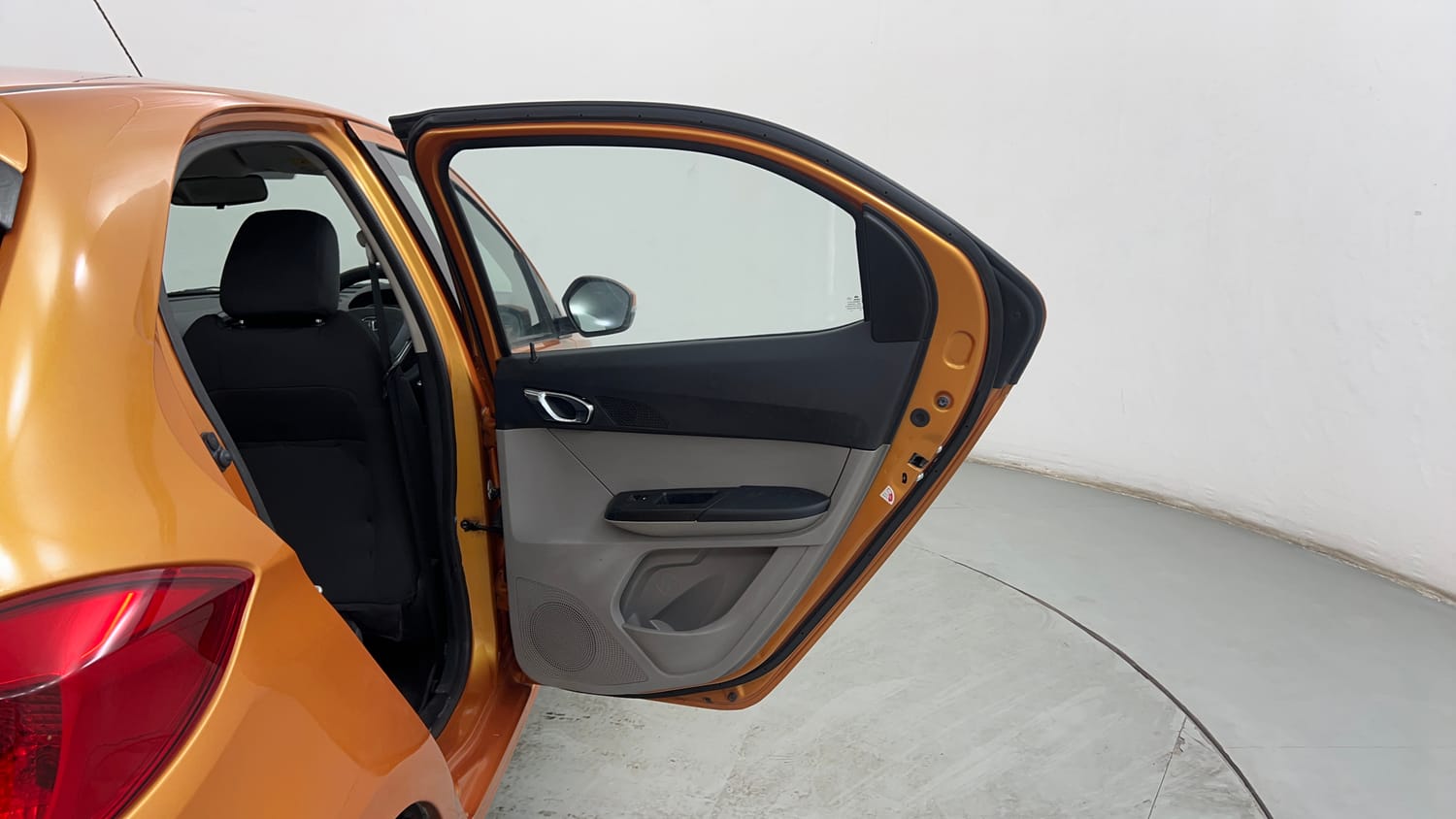 Used 2016 Tata Tiago Revotron XZ Petrol Manual interior RIGHT REAR DOOR OPEN VIEW