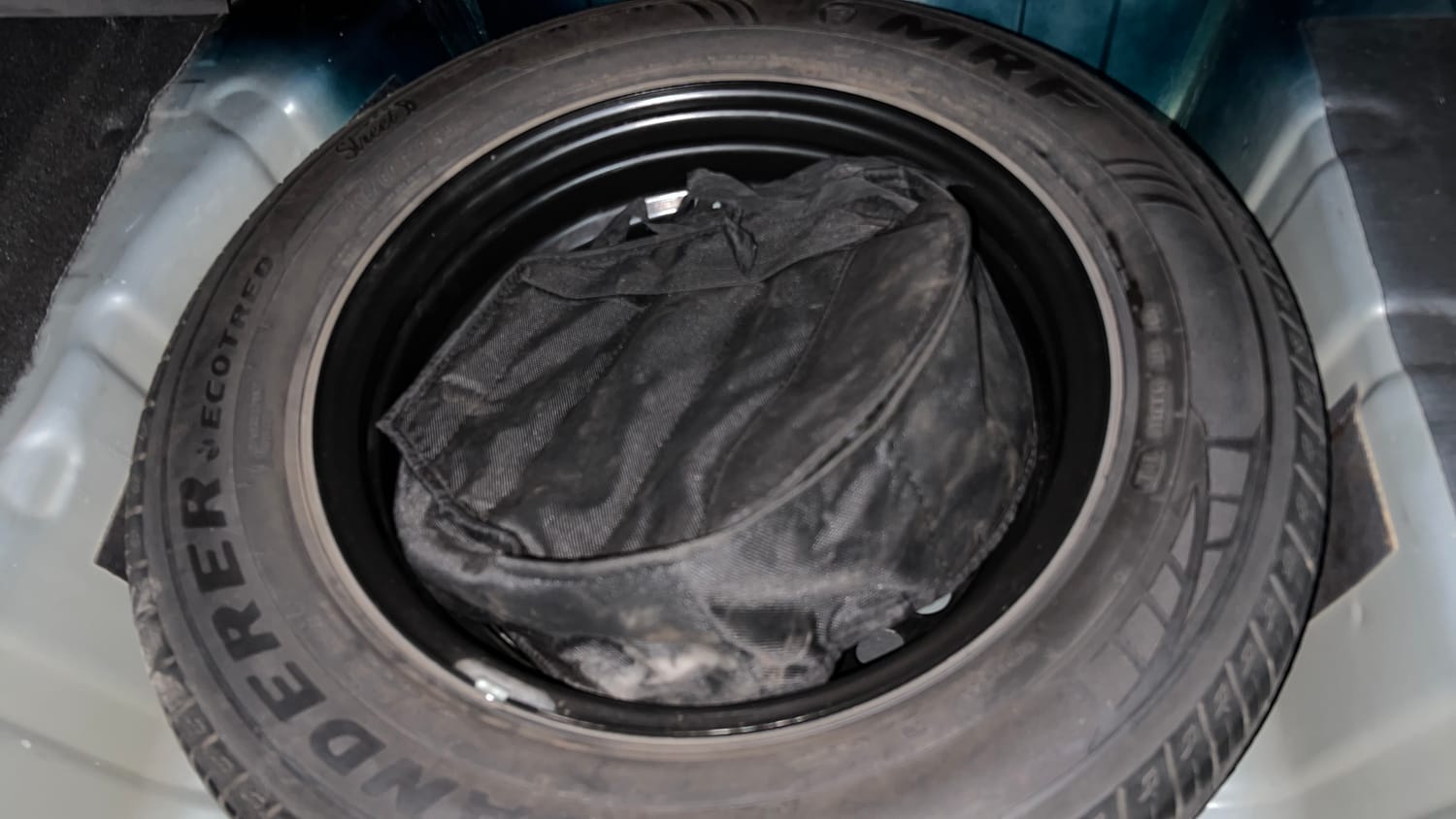 Used 2023 Tata Nexon EV XZ Plus LUX Electric Automatic tyres SPARE TYRE VIEW