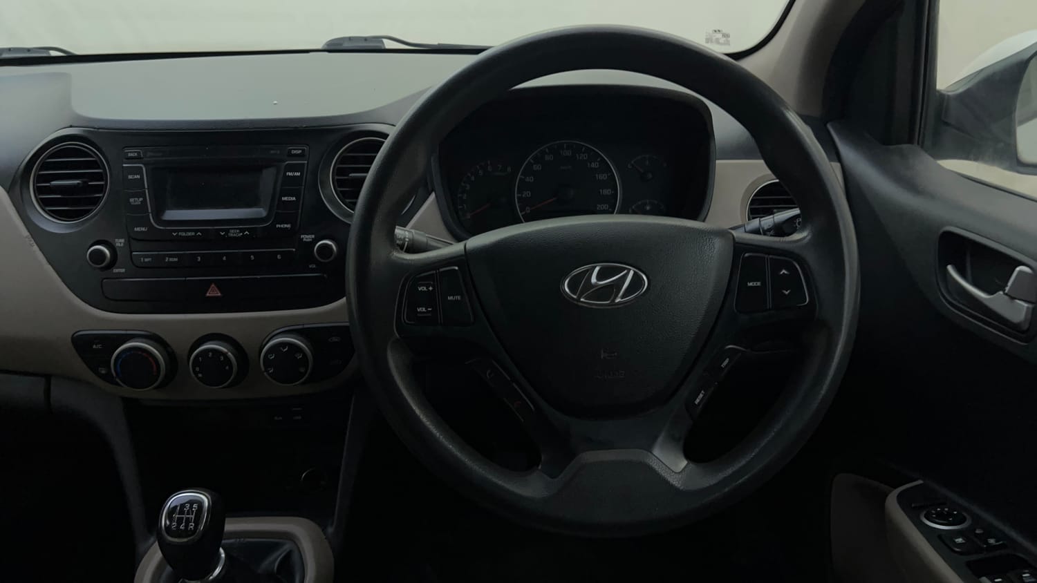 Used 2016 Hyundai Grand i10 Sportz 1.2 Kappa VTVT Petrol Manual interior STEERING VIEW