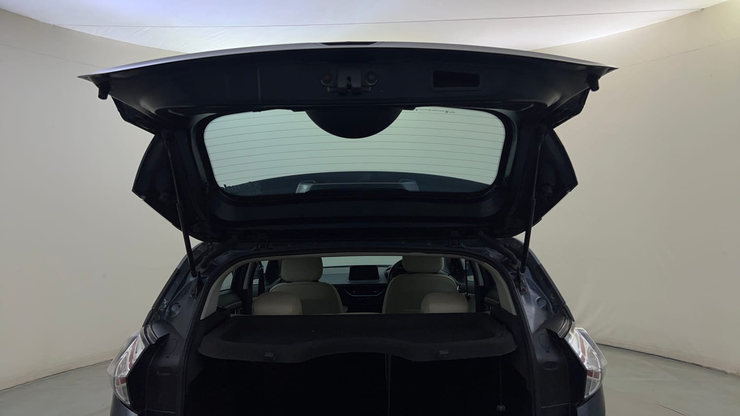 Used 2023 Tata Nexon EV XZ Plus LUX Electric Automatic interior DICKY DOOR OPEN VIEW