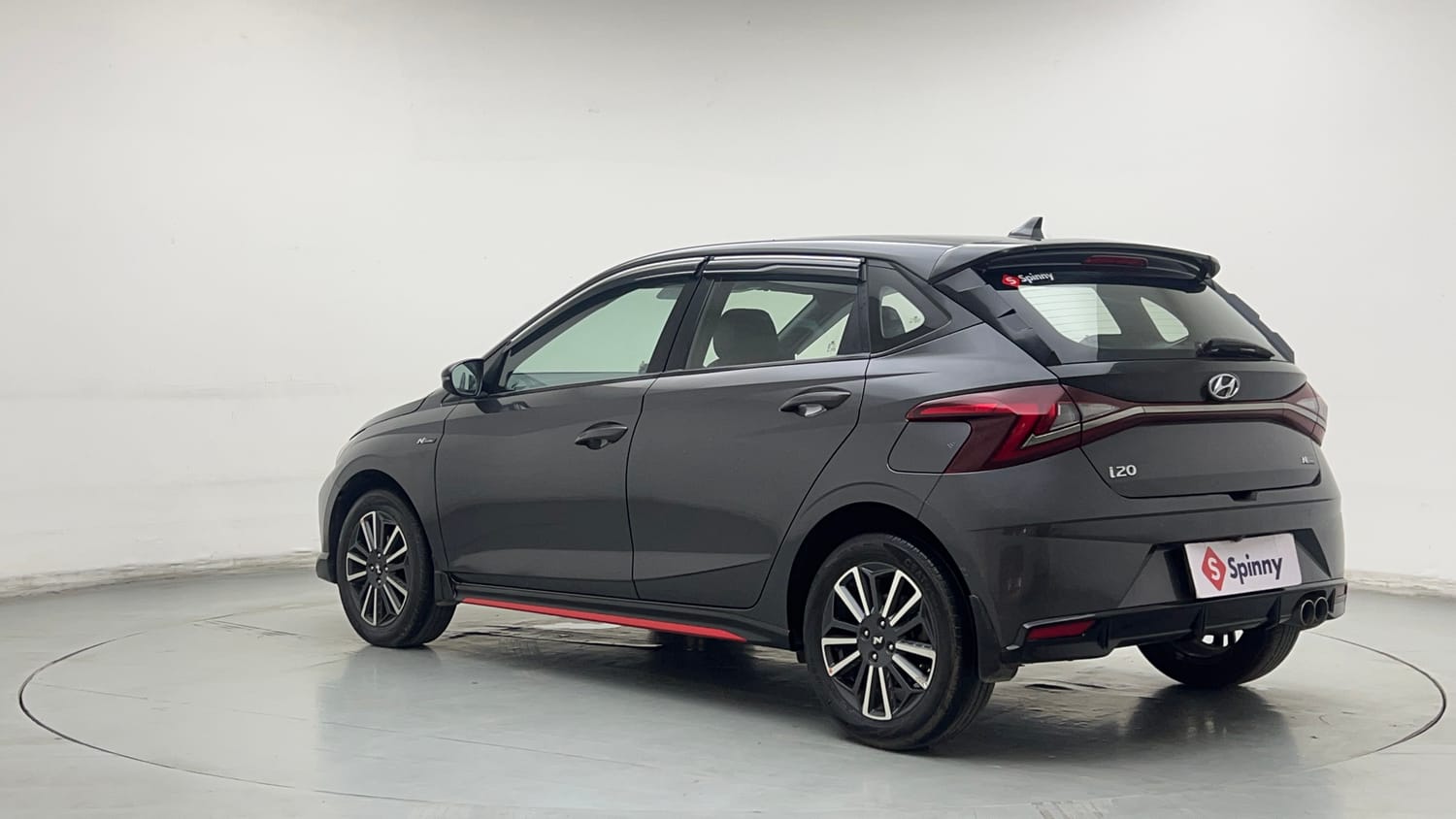 Used 2022 Hyundai i20 N Line N8 1.0 Turbo DCT Petrol Automatic exterior LEFT REAR CORNER VIEW