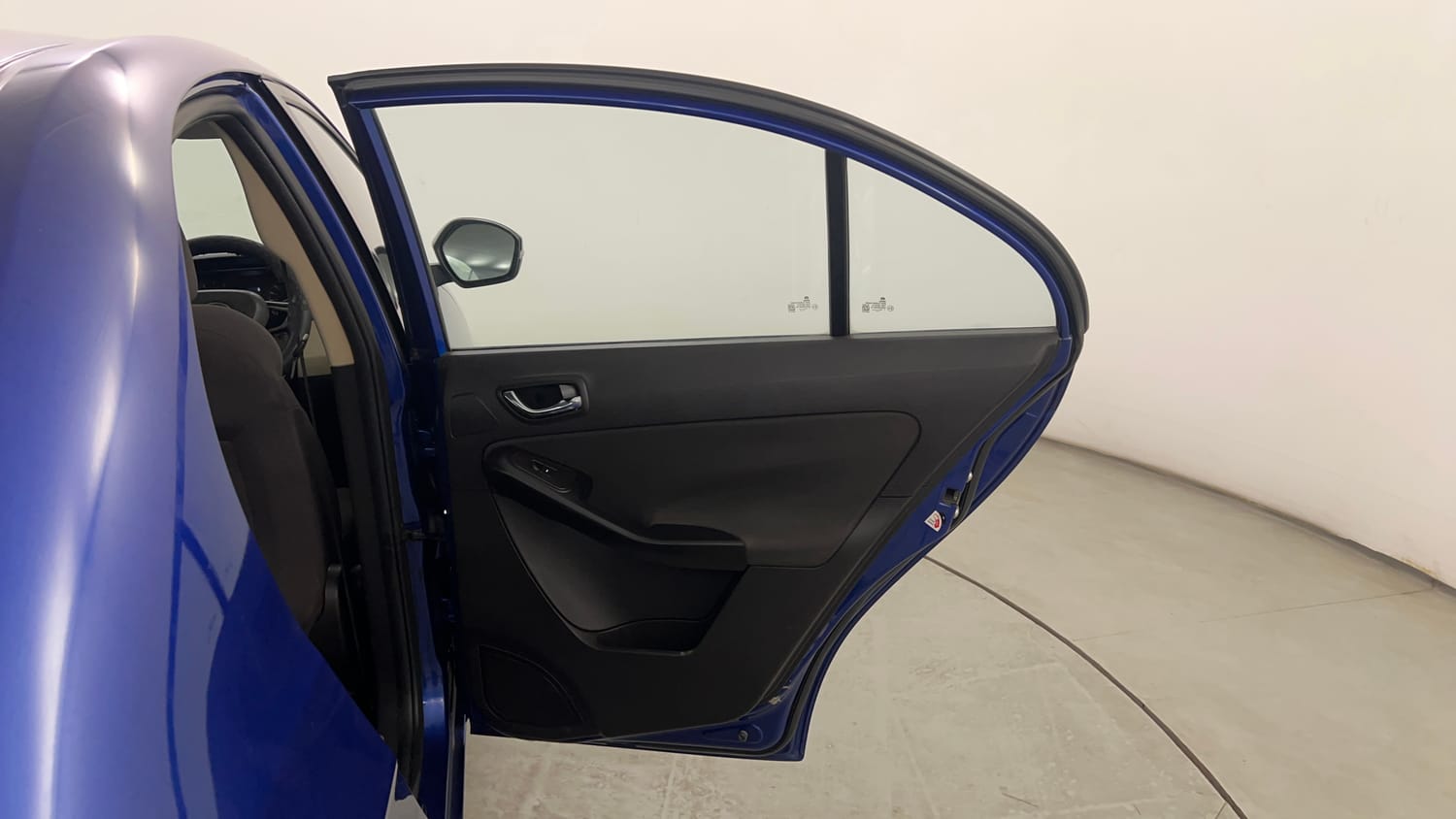 Used 2015 Tata Zest XT Petrol Petrol Manual interior RIGHT REAR DOOR OPEN VIEW