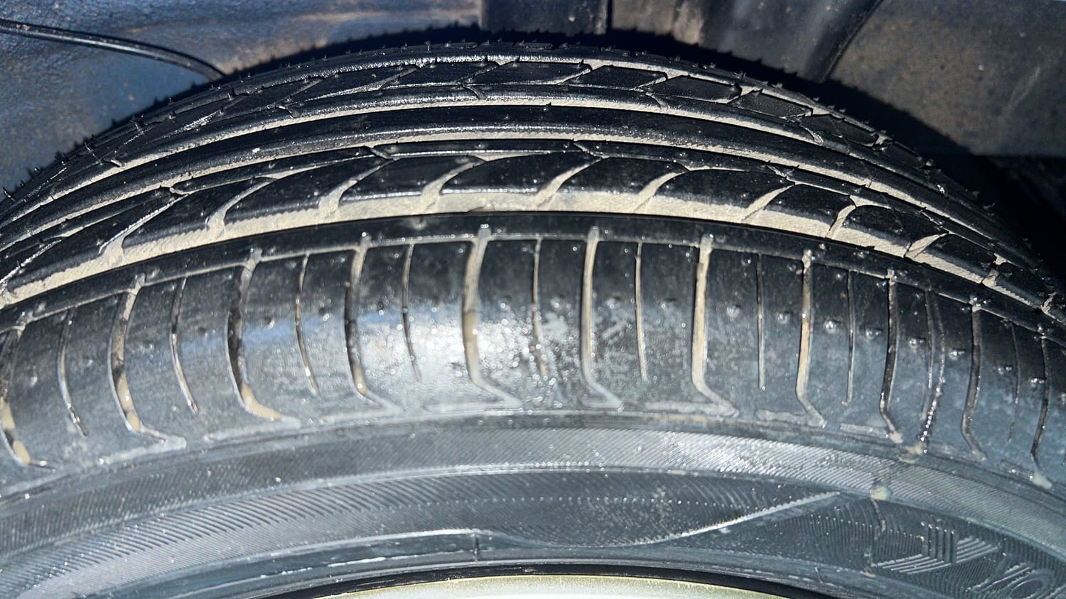 Used 2020 Hyundai Santro Sportz AMT Petrol Automatic tyres LEFT REAR TYRE TREAD VIEW