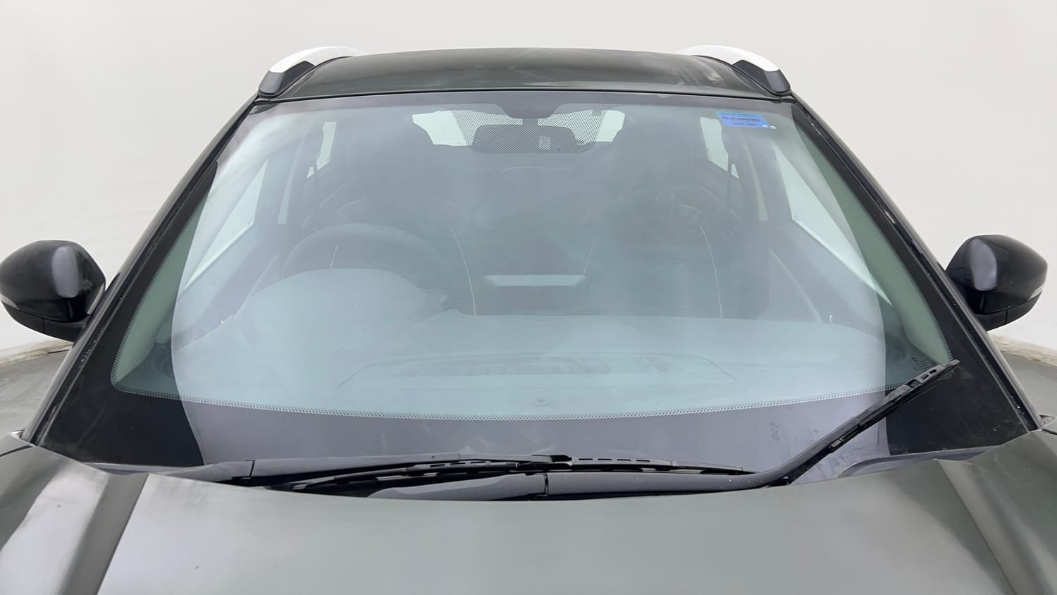 Used 2021 Tata Nexon XZ Plus Petrol Manual exterior FRONT WINDSHIELD VIEW