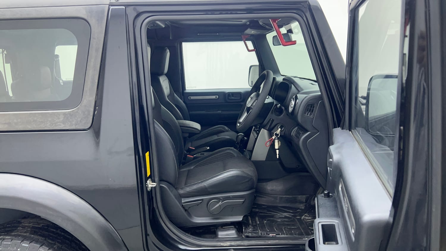 Used 2023 mahindra Thar LX Hard Top Petrol AT 4WD Petrol Automatic interior RIGHT SIDE FRONT DOOR CABIN VIEW