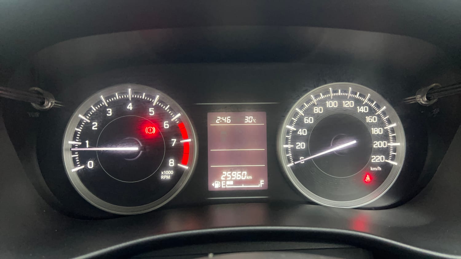 Used 2023 Toyota Glanza E Petrol Manual interior CLUSTERMETER VIEW