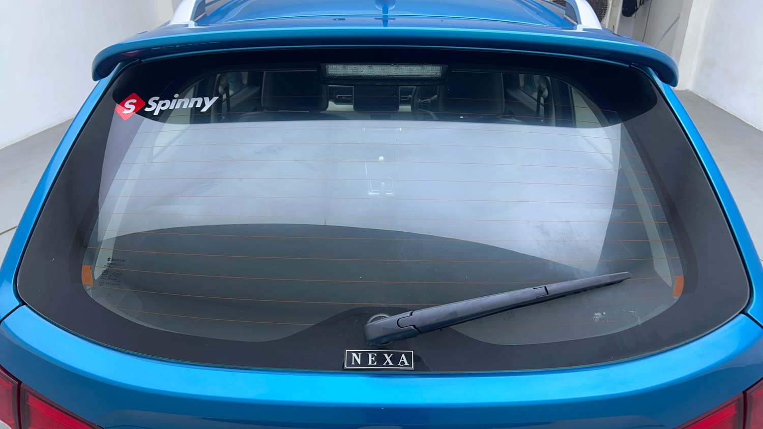 Used 2022 Maruti Suzuki Ignis Alpha 1.2 AMT Petrol Automatic exterior BACK WINDSHIELD VIEW