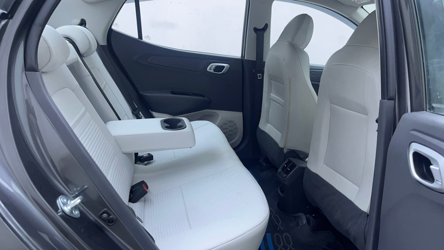 Used 2026 Hyundai Aura SX Plus 1.2 AMT Petrol Petrol Automatic interior RIGHT SIDE REAR DOOR CABIN VIEW