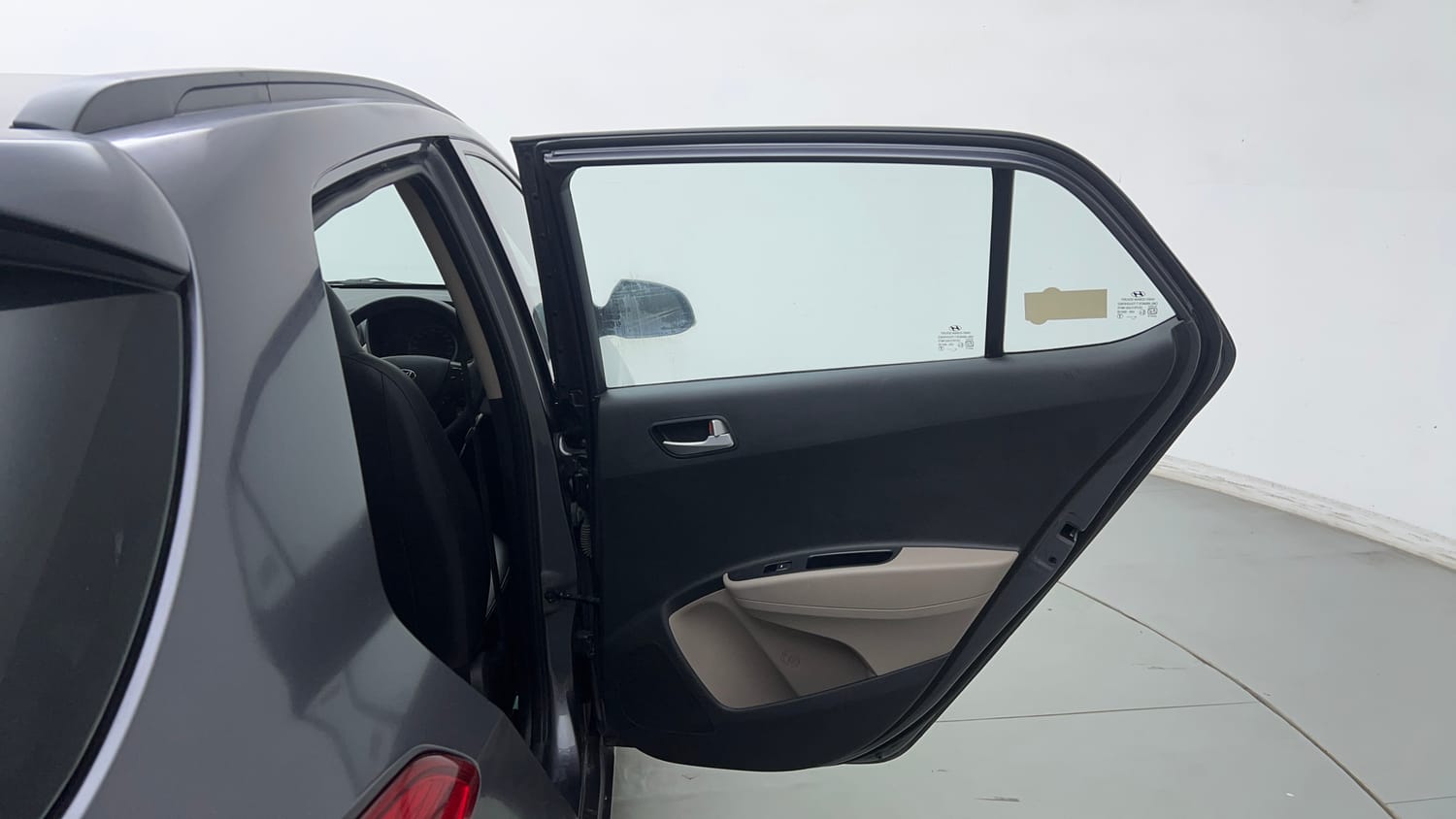 Used 2018 Hyundai Grand i10 Sportz AT 1.2 Kappa VTVT Petrol Automatic interior RIGHT REAR DOOR OPEN VIEW