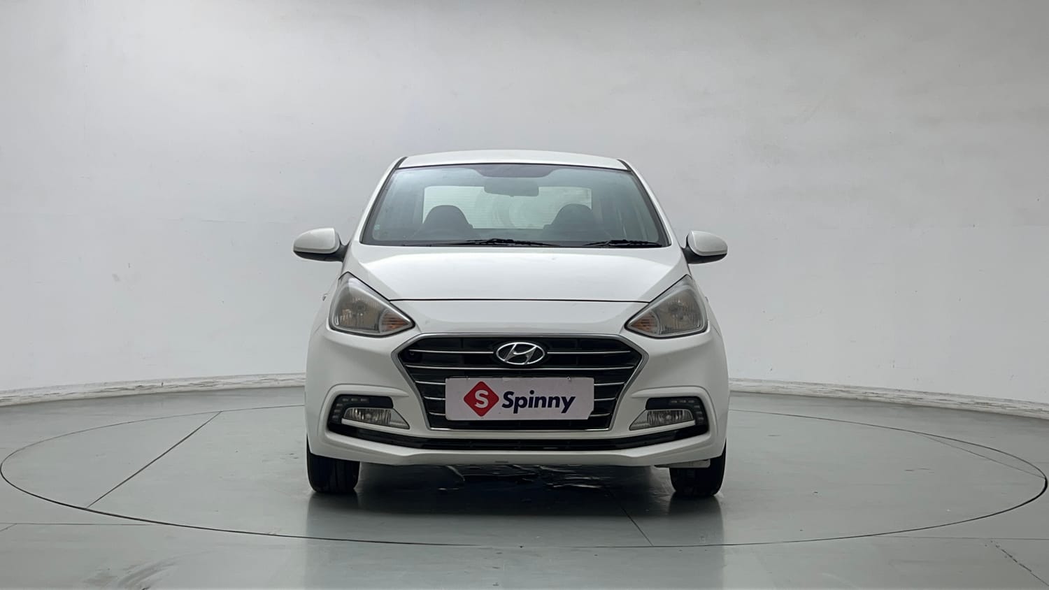 Used 2019 Hyundai Xcent S Petrol+cng(outside fitted) Cng Manual exterior FRONT VIEW