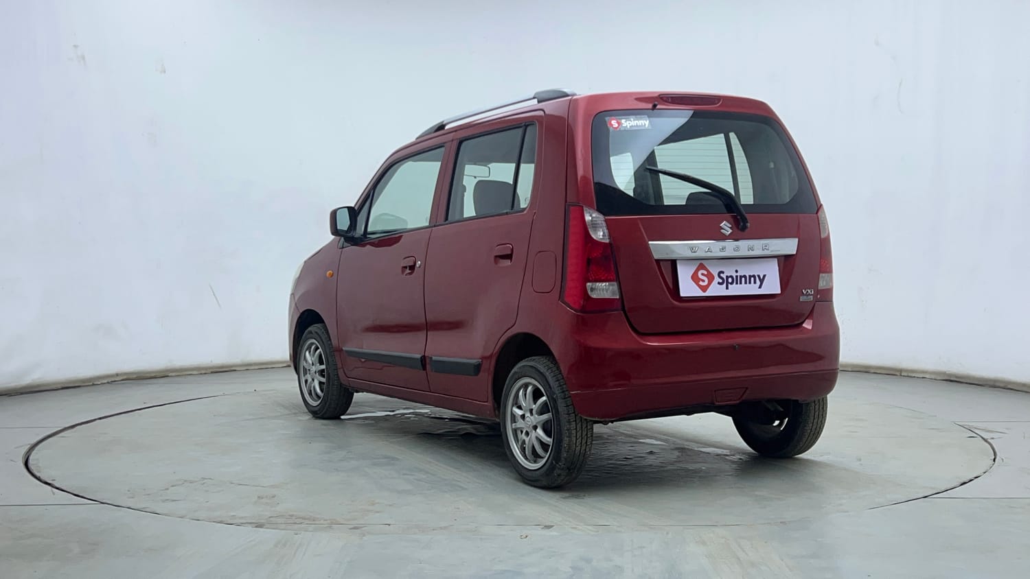 Used 2018 Maruti Suzuki Wagon R 1.0 VXI AMT Petrol Automatic exterior LEFT REAR CORNER VIEW