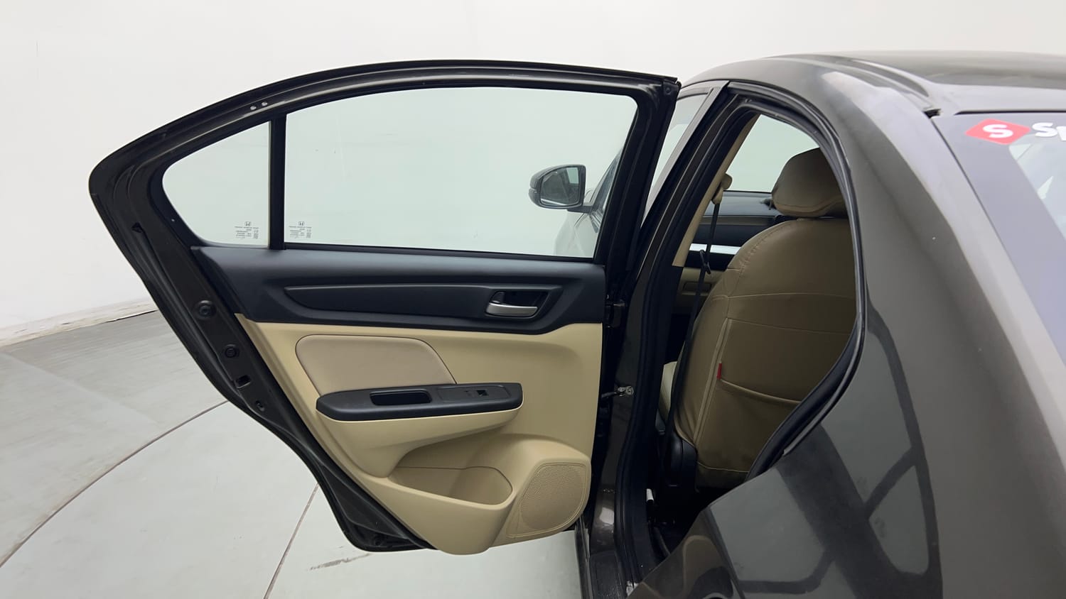 Used 2024 Honda Amaze S 1.2 Petrol MT Petrol Manual interior LEFT REAR DOOR OPEN VIEW