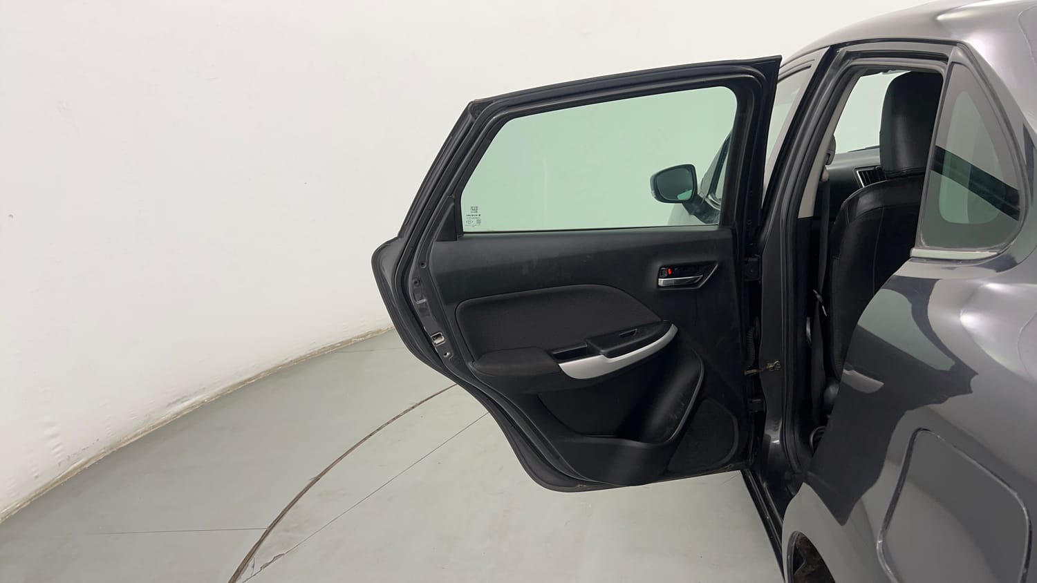 Used 2017 Maruti Suzuki Baleno Zeta 1.2 AT Petrol Automatic interior LEFT REAR DOOR OPEN VIEW