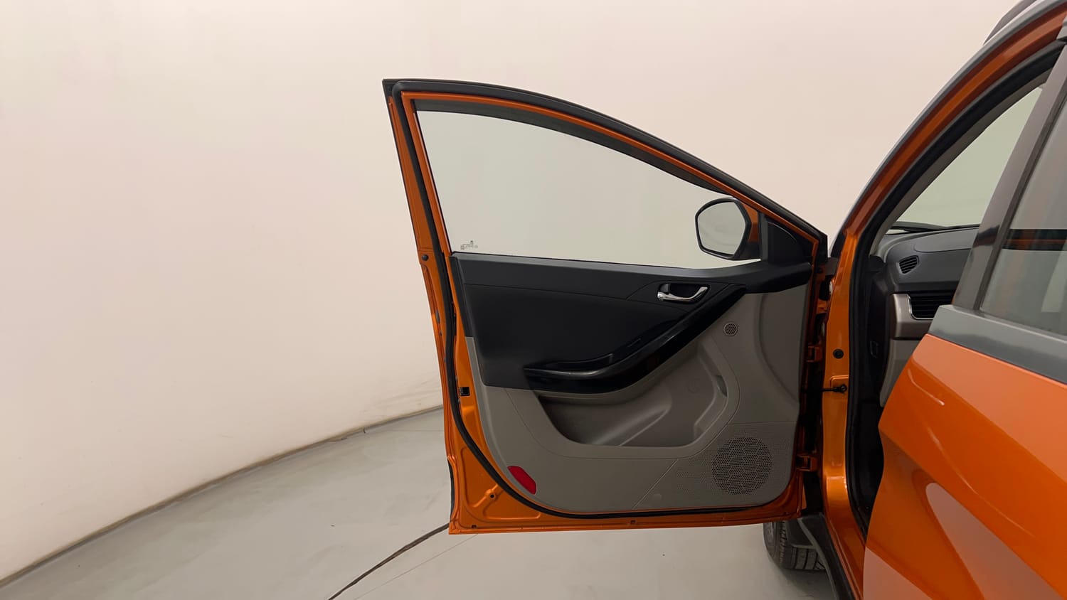 Used 2019 Tata Nexon XZA Plus Petrol Dual Tone Petrol Automatic interior LEFT FRONT DOOR OPEN VIEW