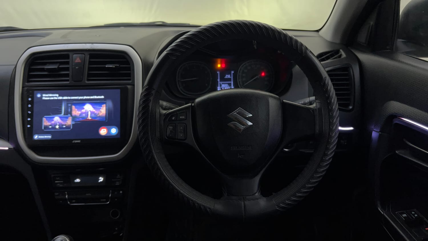 Used 2021 maruti-suzuki Vitara Brezza VXi Petrol Manual top_features Steering mounted controls